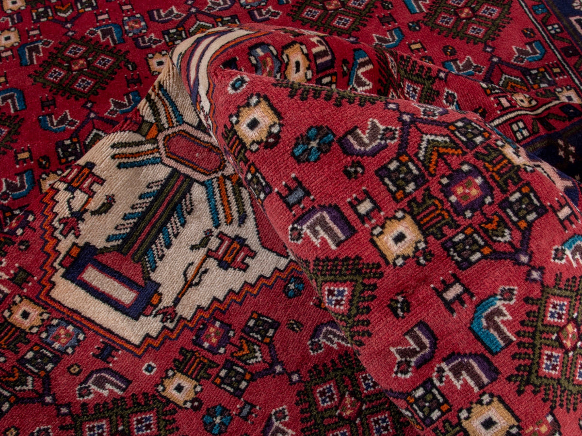 4757, Persian Hamadan Area Rug