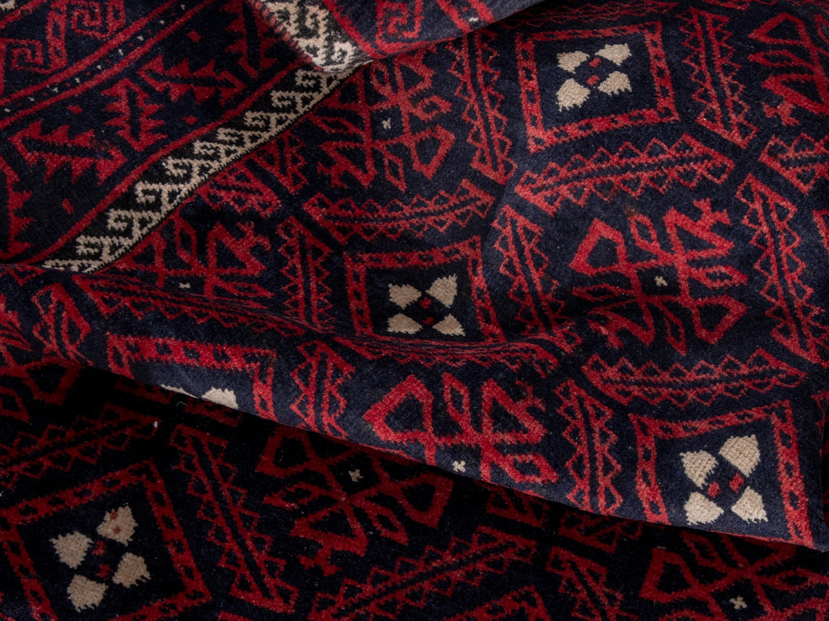 4764, Persian Baluch Area Rug