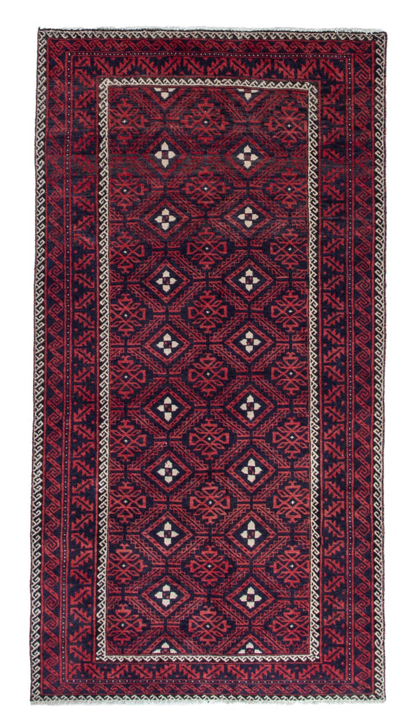 4764, Persian Baluch Area Rug