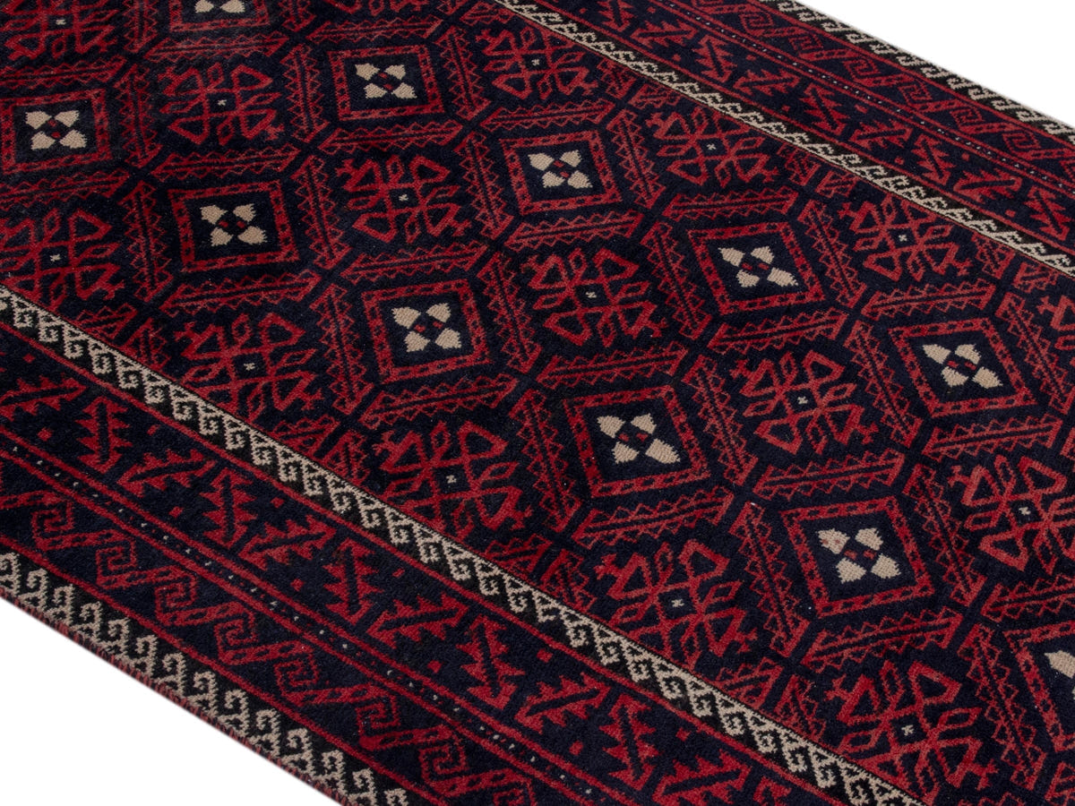4764, Persian Baluch Area Rug