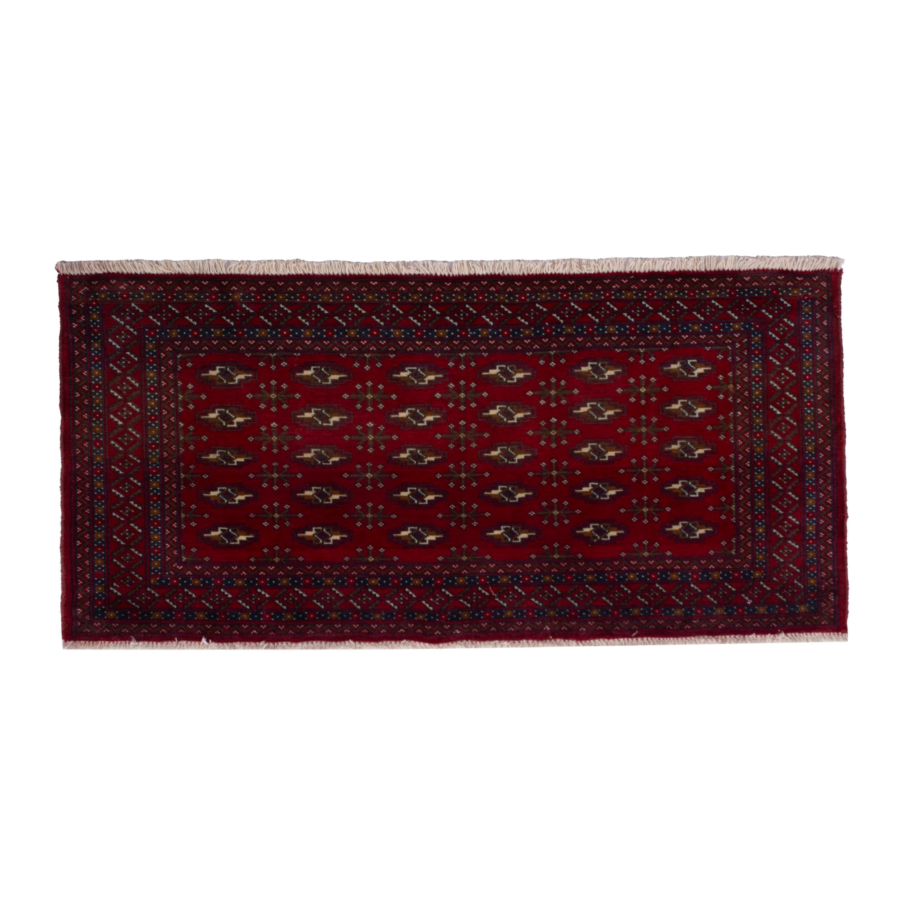 4785 - Persian Torkaman Accent Rug 4'8" x 2'4"