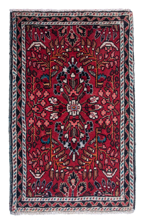4787, Persian Hamadan Mini Rug