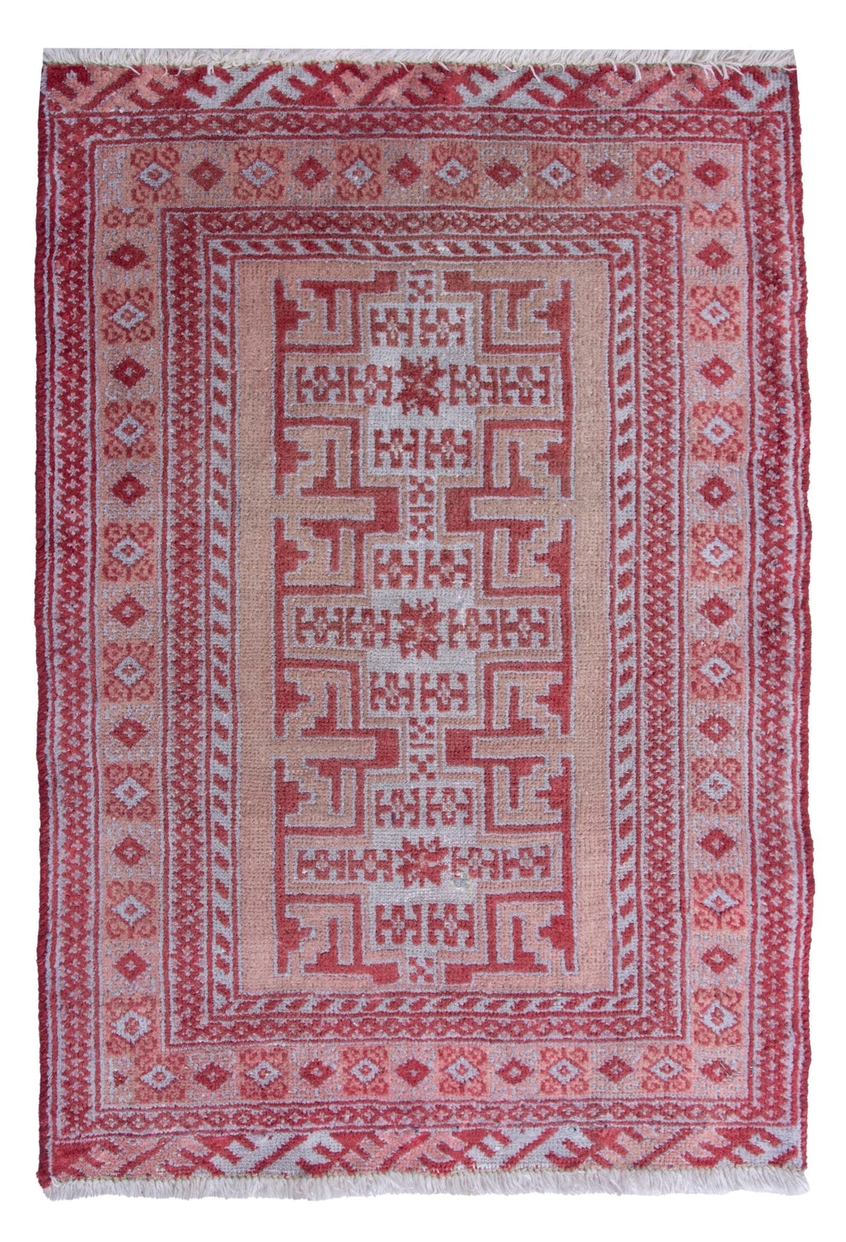 4788, Persian Torkaman Mini Rug