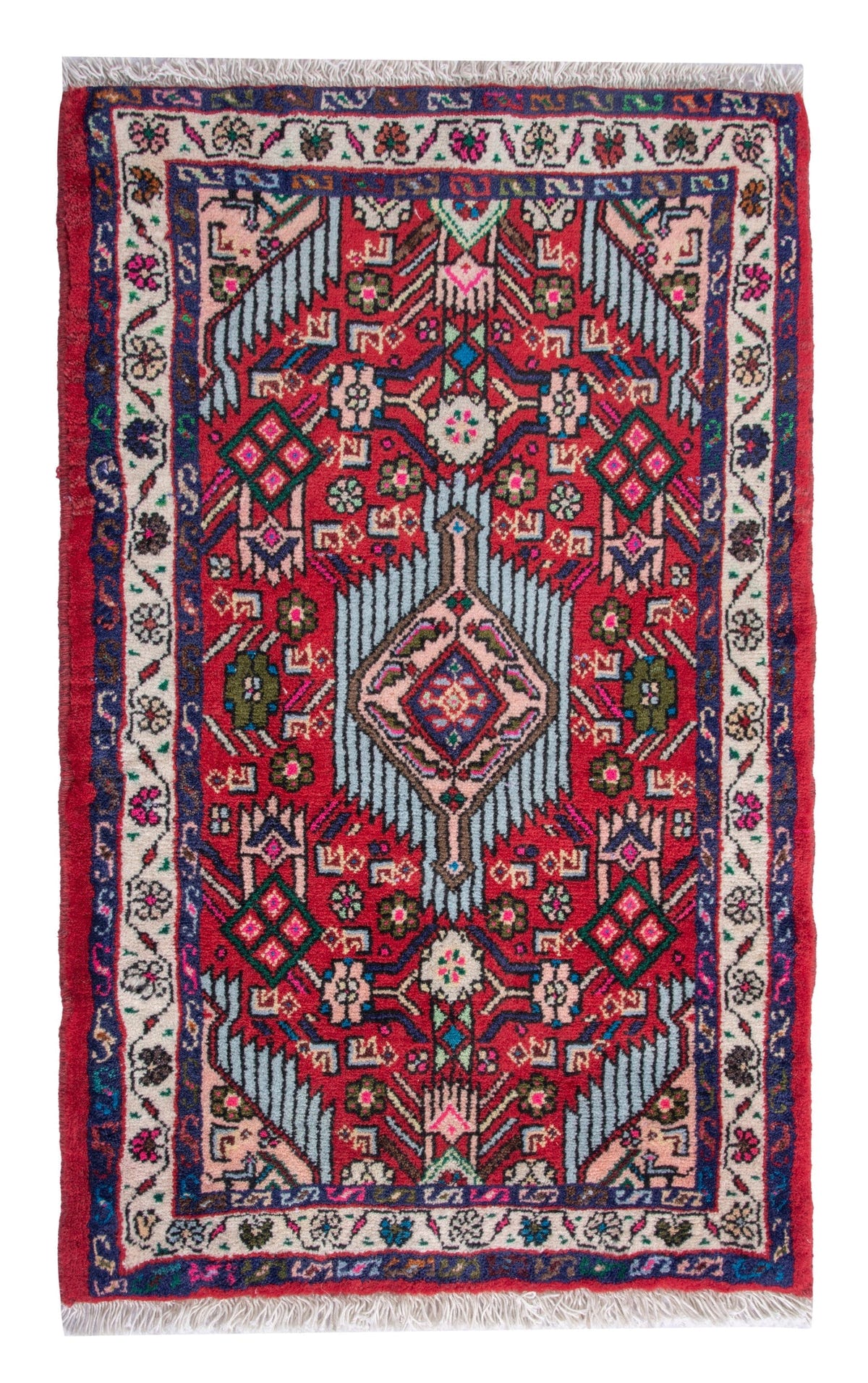 4794, Persian Hamadan Mini Rug