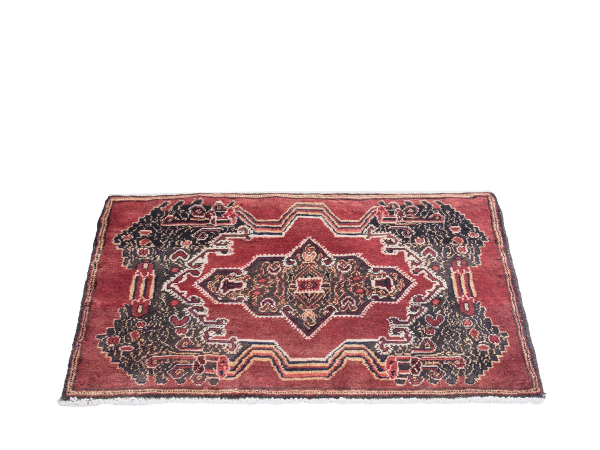 4796, Persian Hamadan Mini Rug