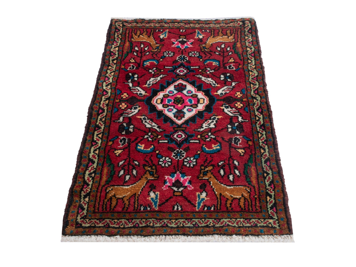 4797, Persian Hamadan Mini Rug