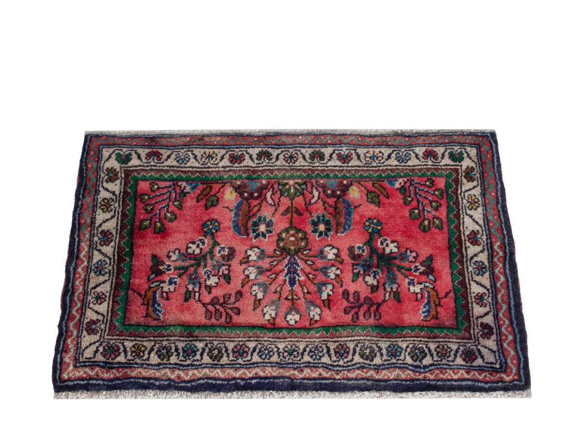 4801, Persian Hamadan Mini Rug