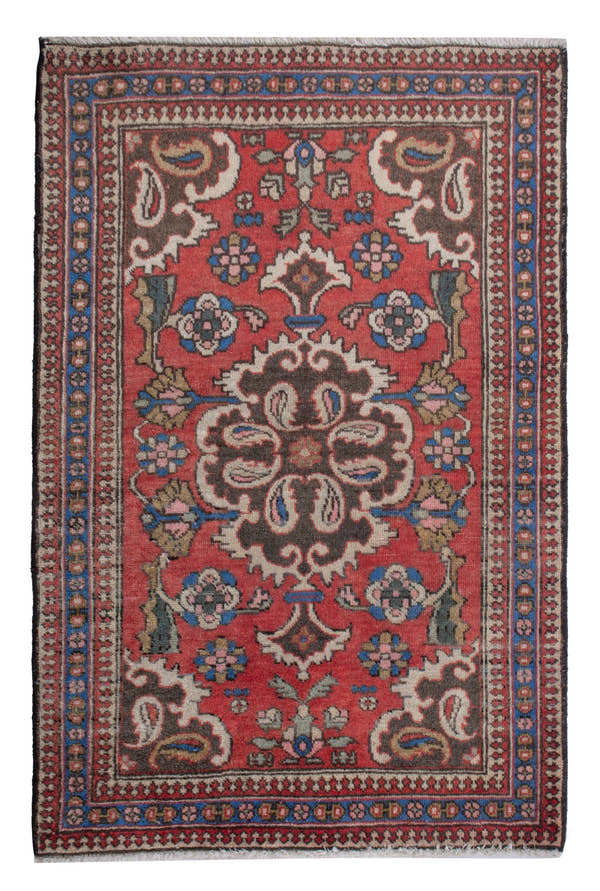 4806, Persian Bijar Mini Rug