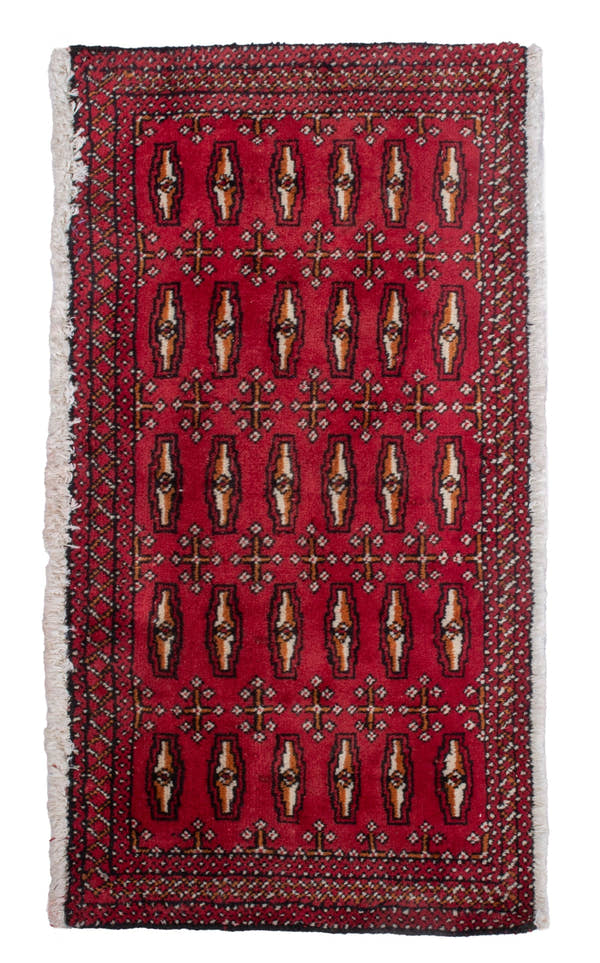 4808, Persian Torkaman Mini Rug