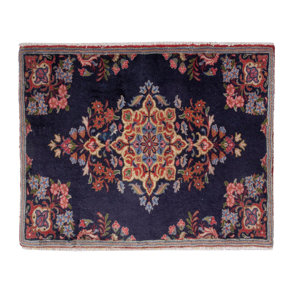 4854 - Persian Kashan Accent Rug 2'6" x 2'