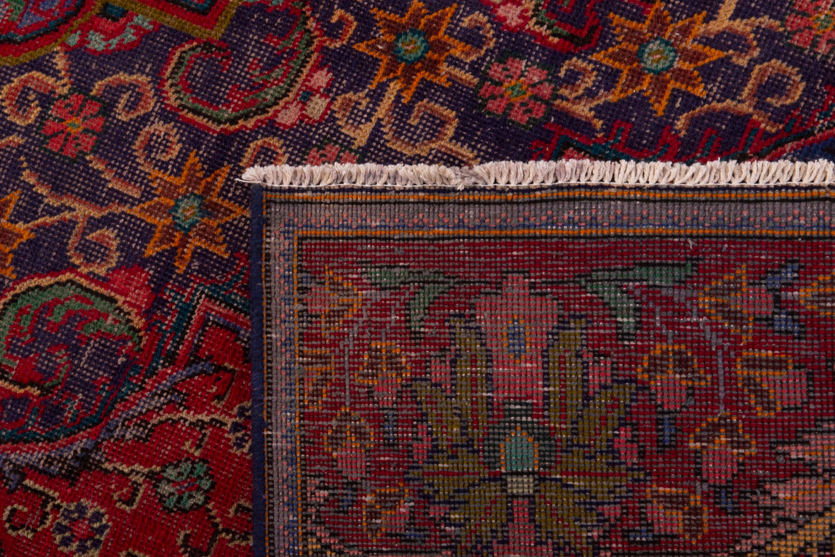 Persian Tabriz oversized rug in deep red and burgundy, view 19 of 19