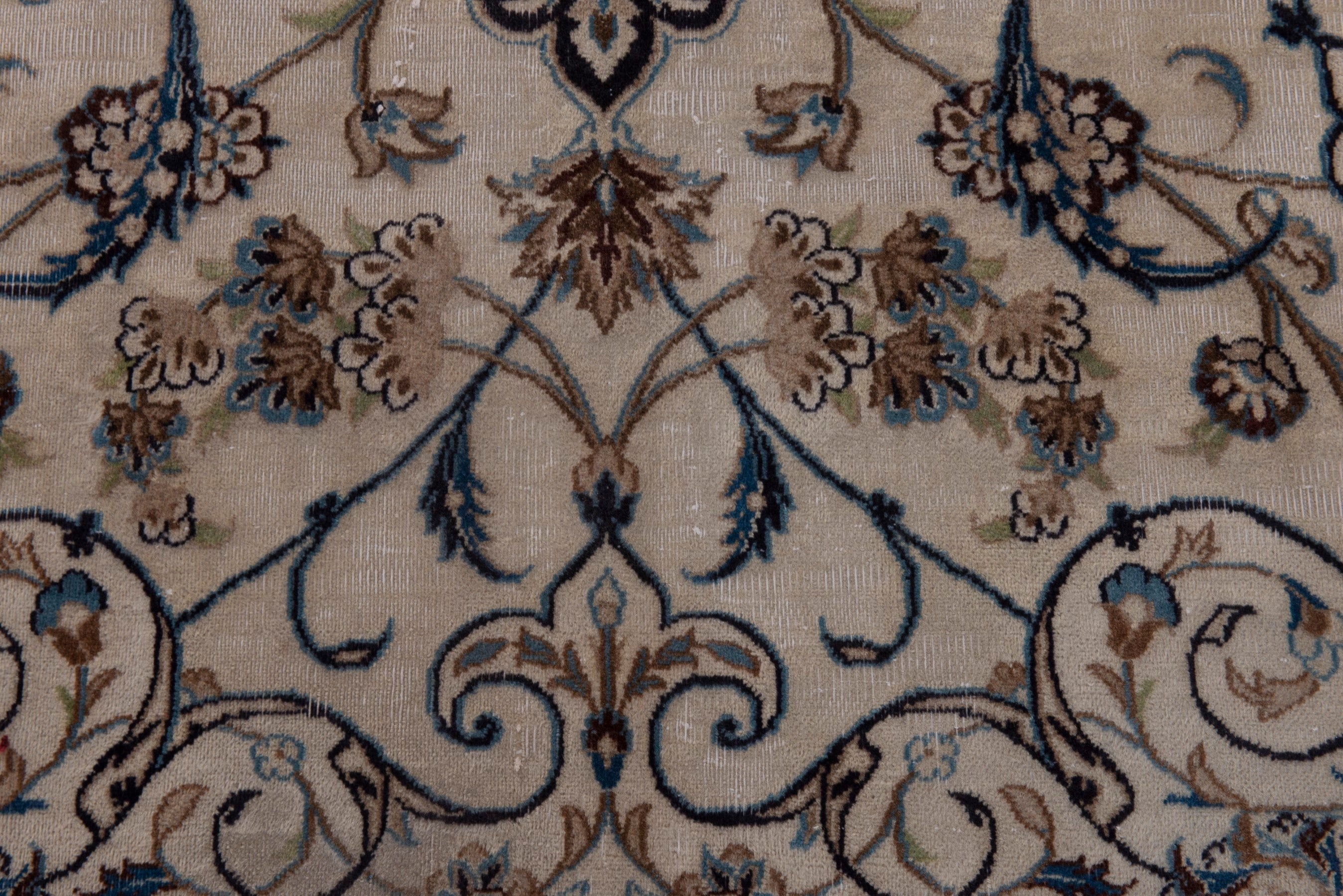 Persian Nain oversized rug in cream and taupe, view 12 of 21