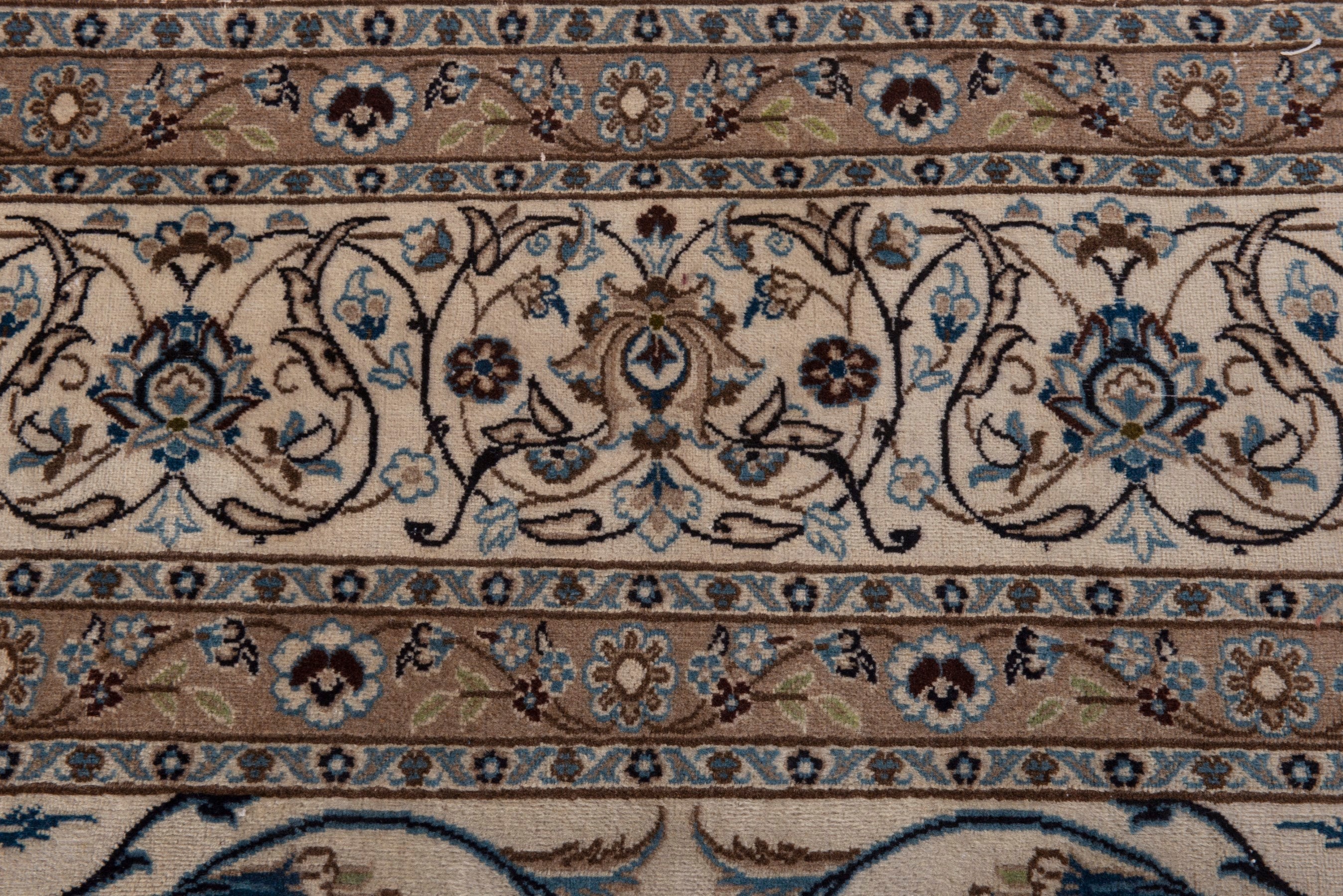Persian Nain oversized rug in cream and taupe, view 15 of 21