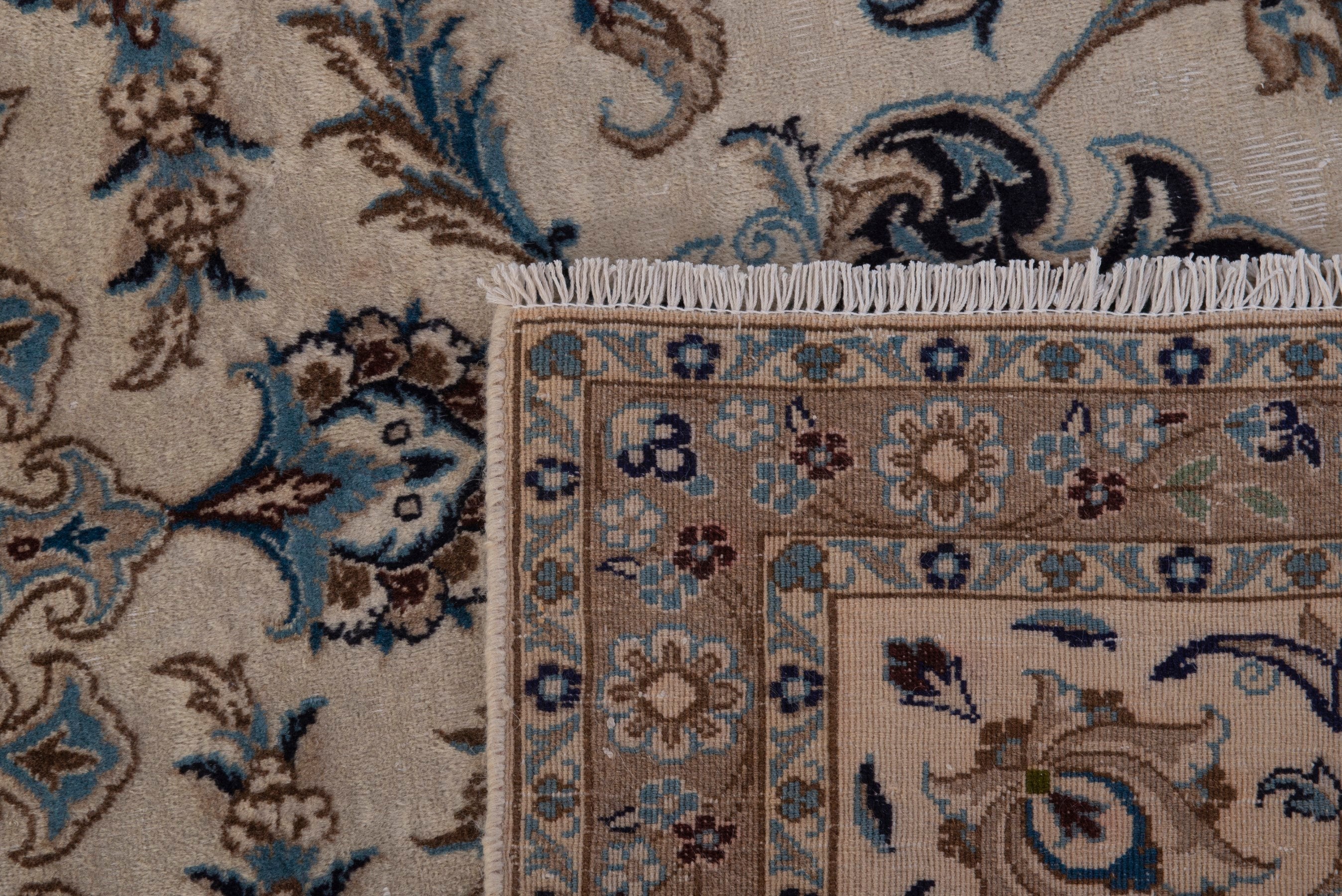 Persian Nain oversized rug in cream and taupe, view 21 of 21