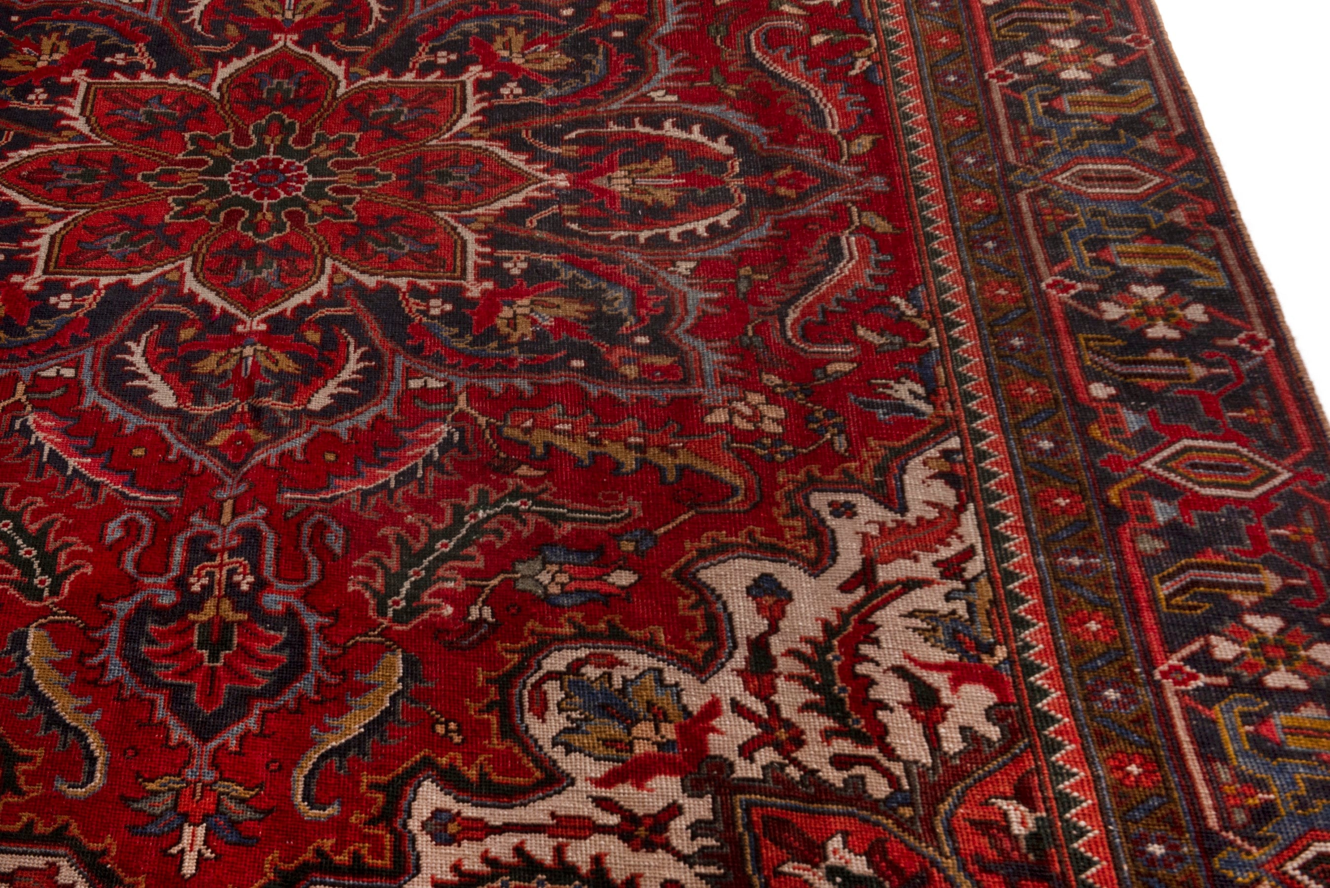 Persian Gorevan oversized rug in deep red and burgundy, view 6 of 19