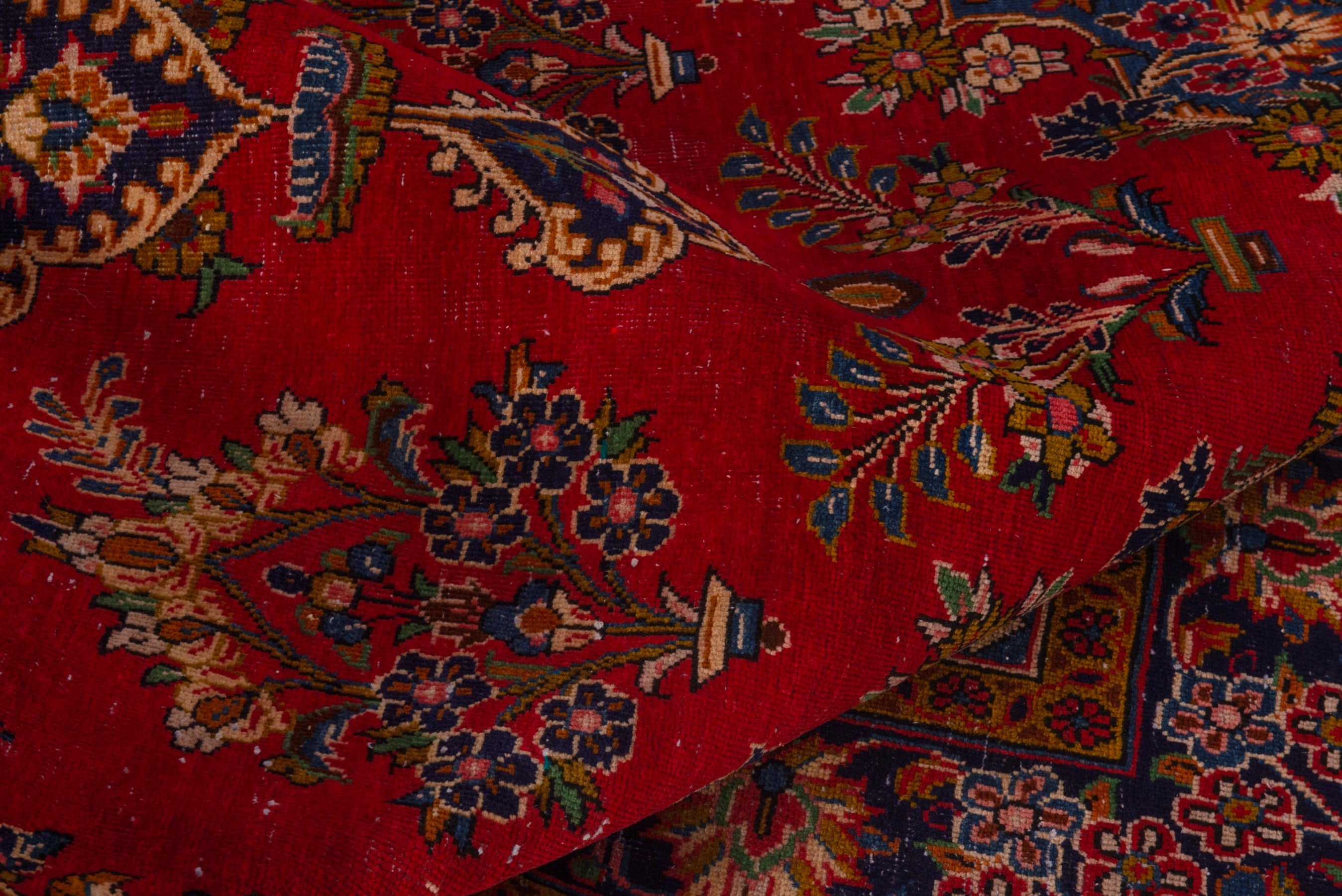 Persian Vist oversized rug in deep red and gold, view 22 of 24
