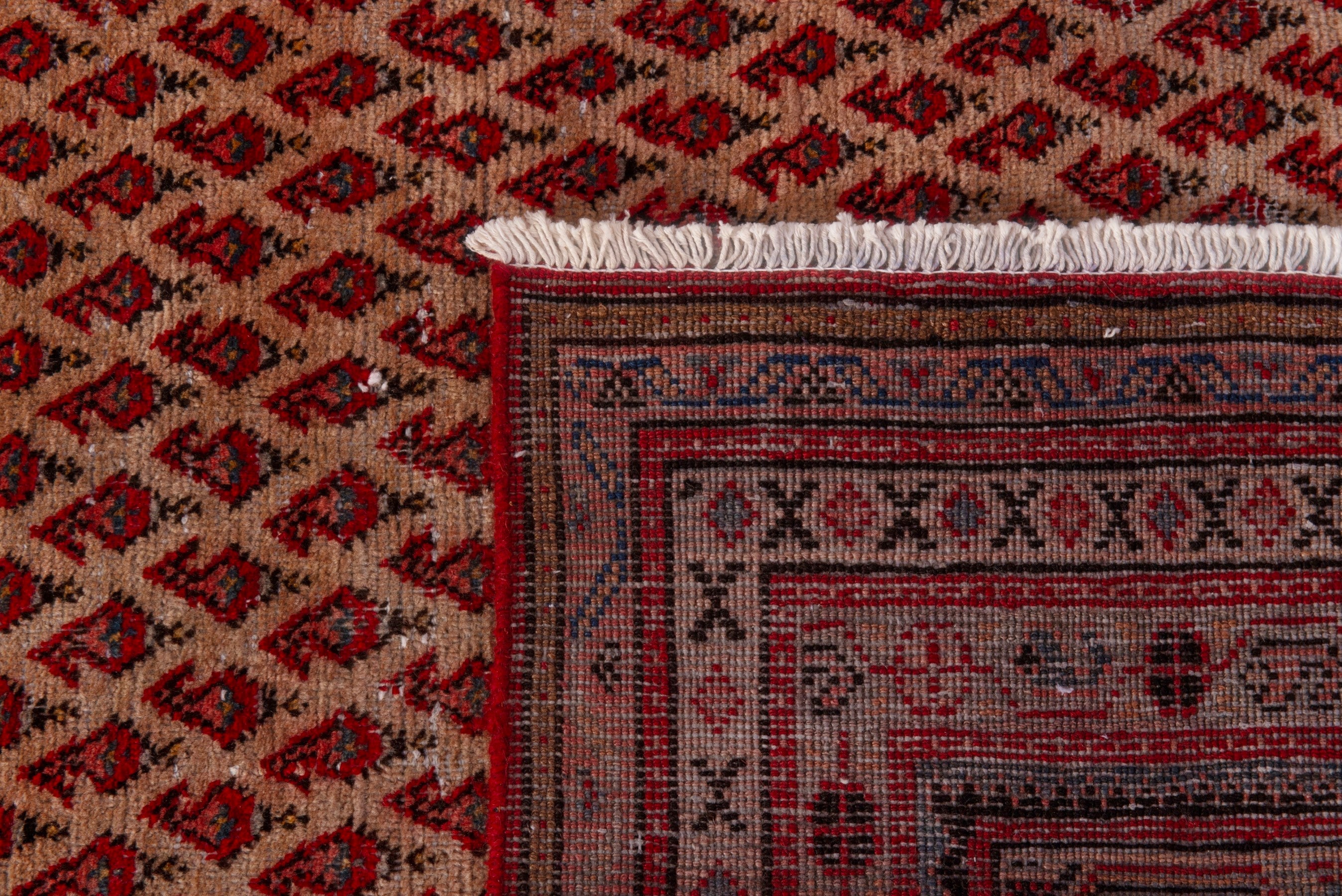 Persian Botteh oversized rug in rust and burgundy, view 19 of 19