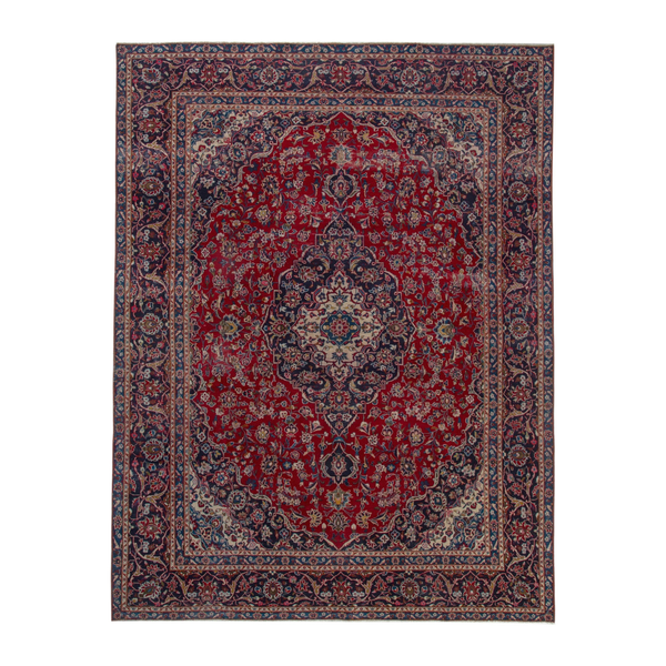 5104 - Persian Kashan Oversized Rug 9'10