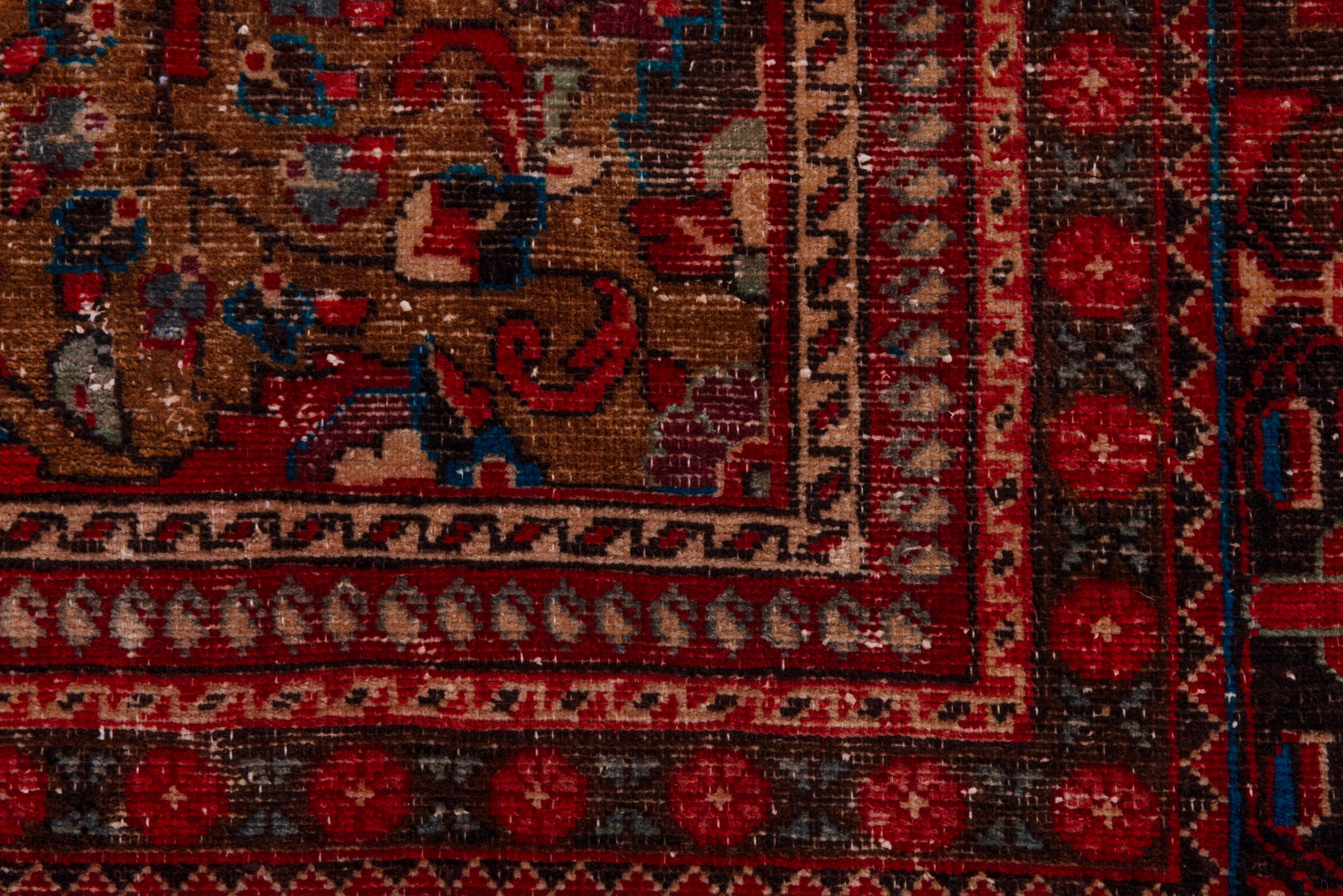 Persian Lilihan oversized rug in deep red and burgundy, view 11 of 23