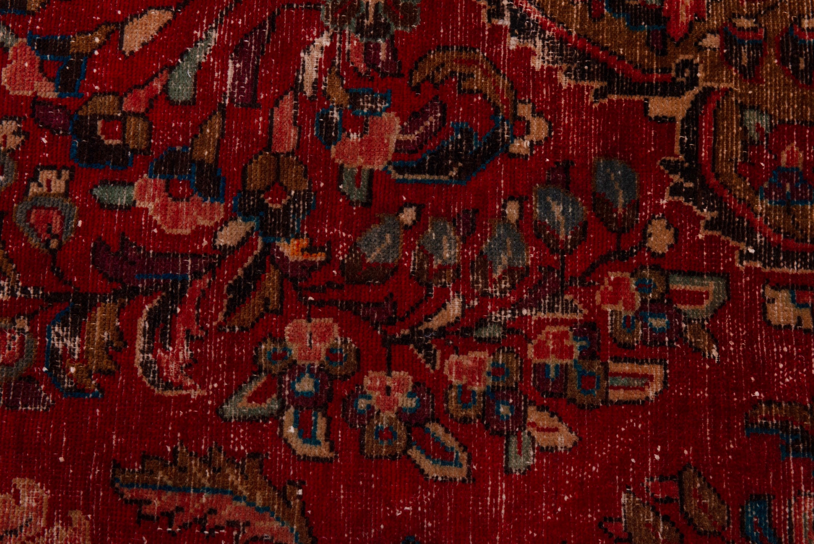 Persian Lilihan oversized rug in deep red and burgundy, view 15 of 23