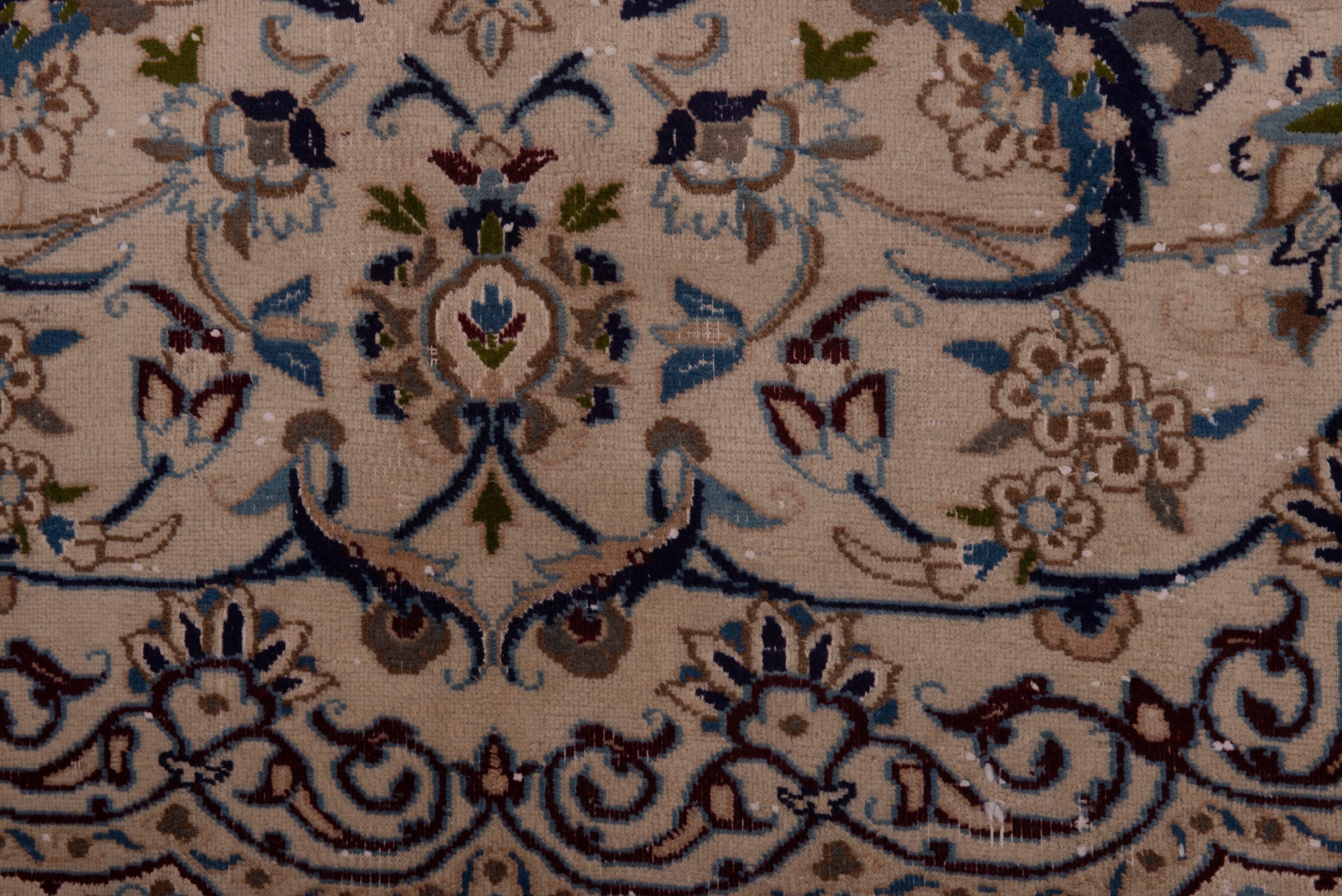Persian Nain oversized rug in cream and taupe, view 12 of 23