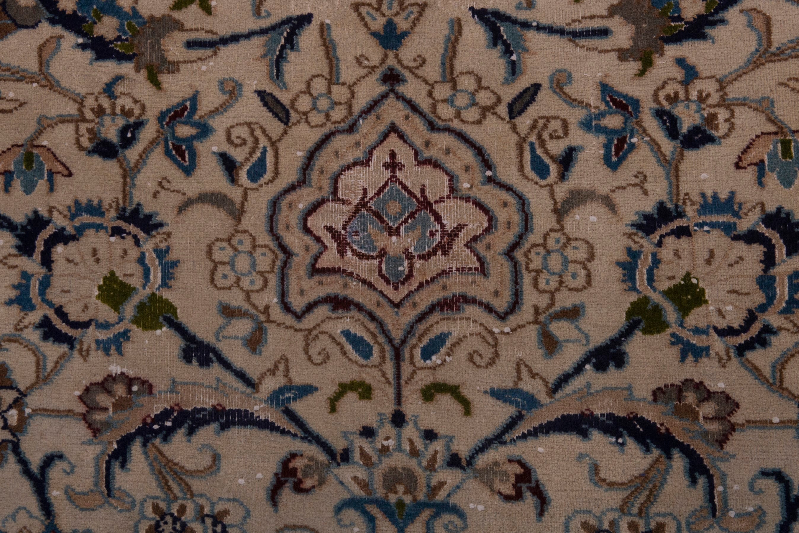 Persian Nain oversized rug in cream and taupe, view 16 of 23