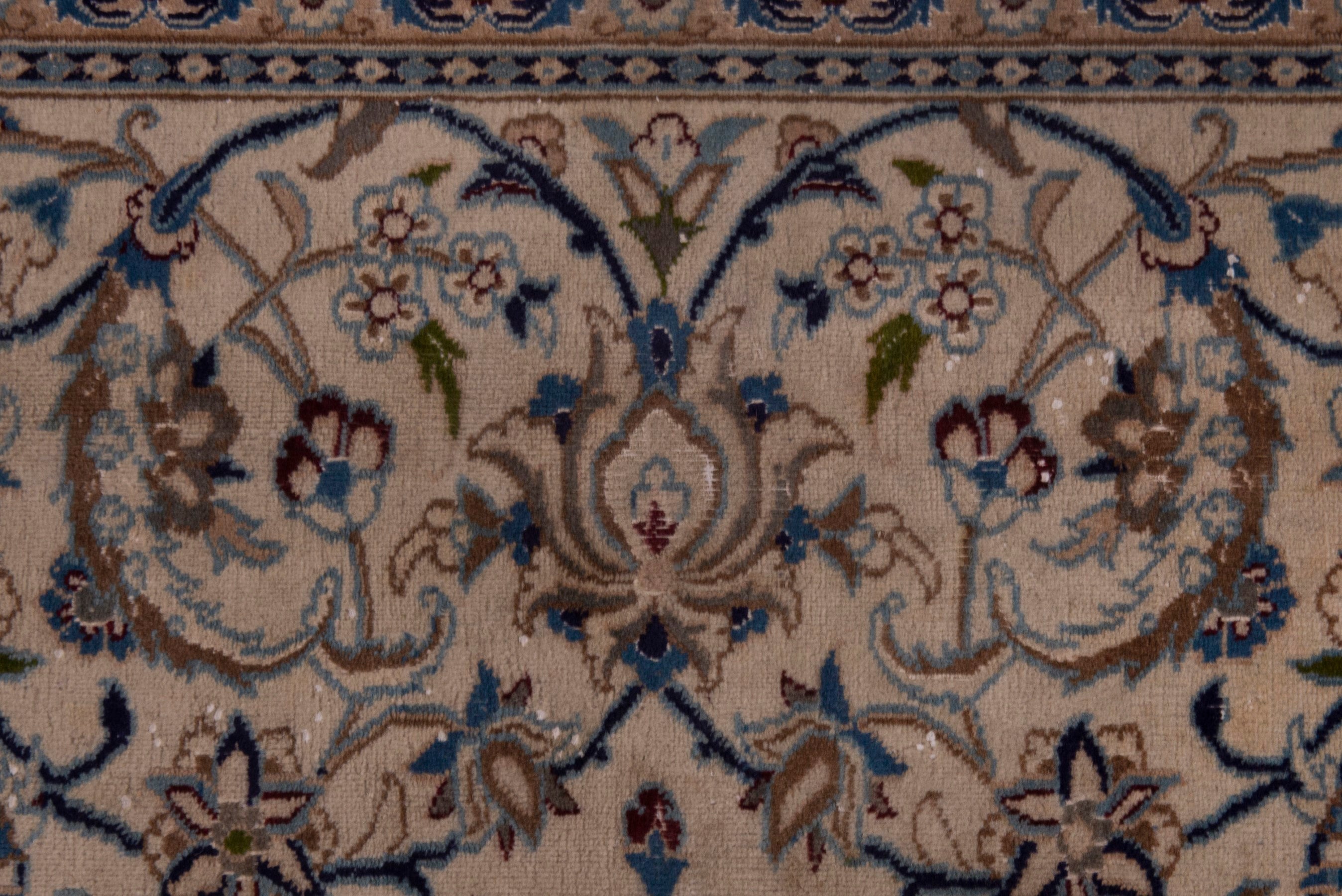 Persian Nain oversized rug in cream and taupe, view 19 of 23