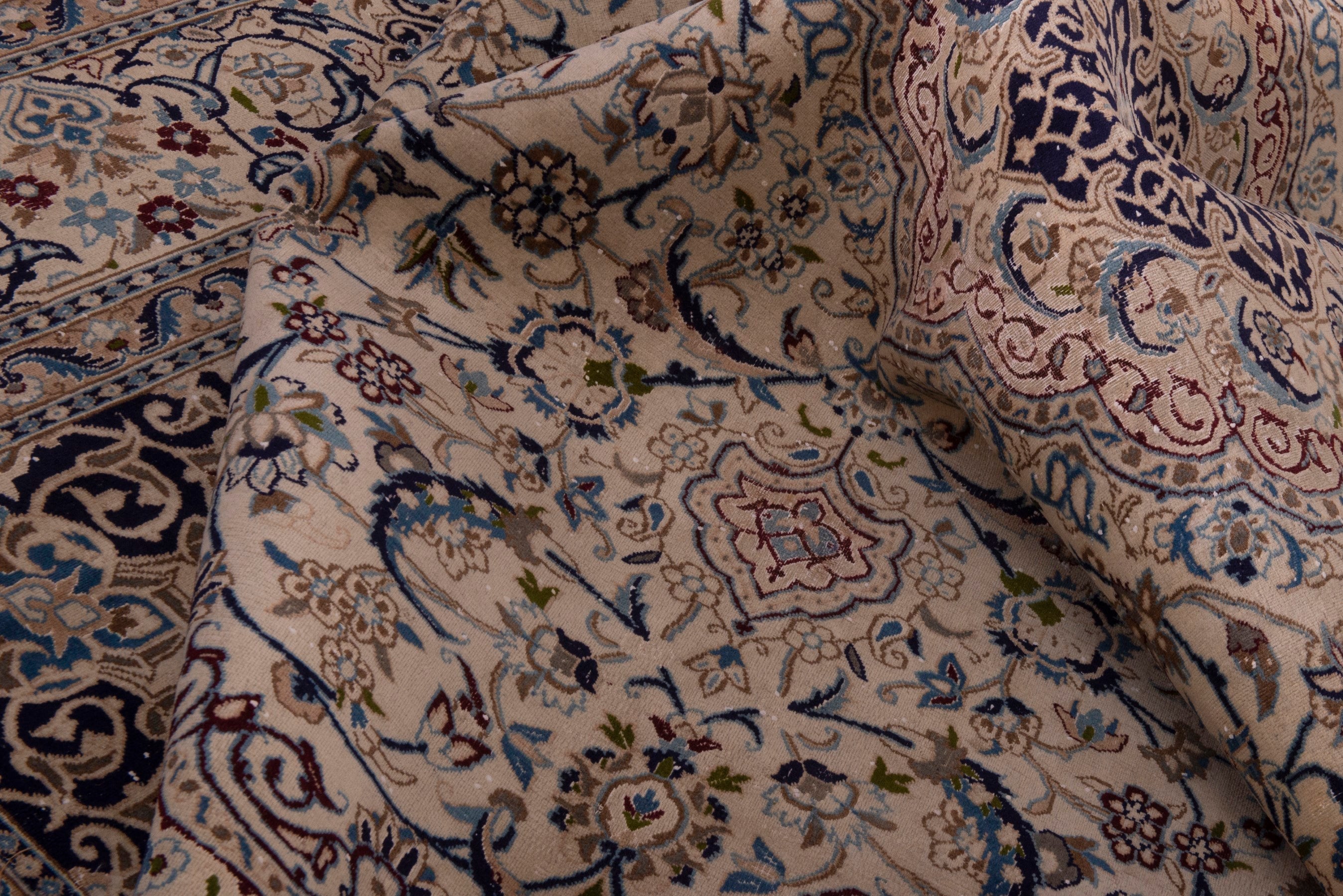 Persian Nain oversized rug in cream and taupe, view 20 of 23
