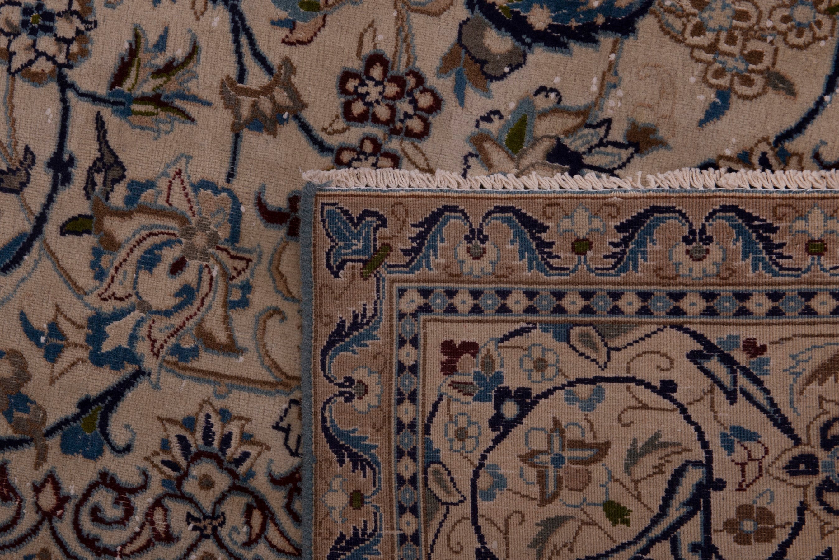 Persian Nain oversized rug in cream and taupe, view 23 of 23