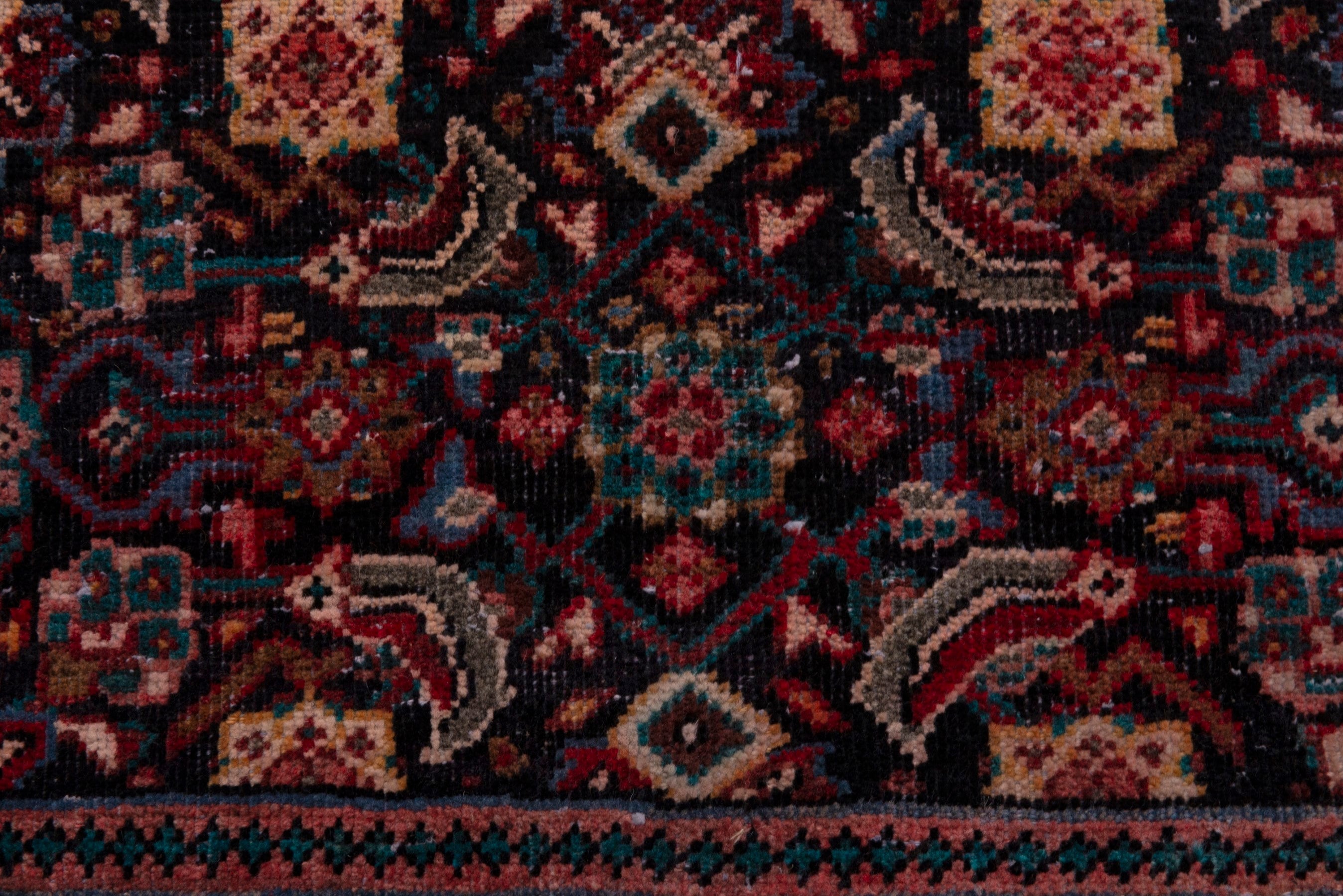 Persian Mahal area rug in burgundy and rust, view 11 of 18
