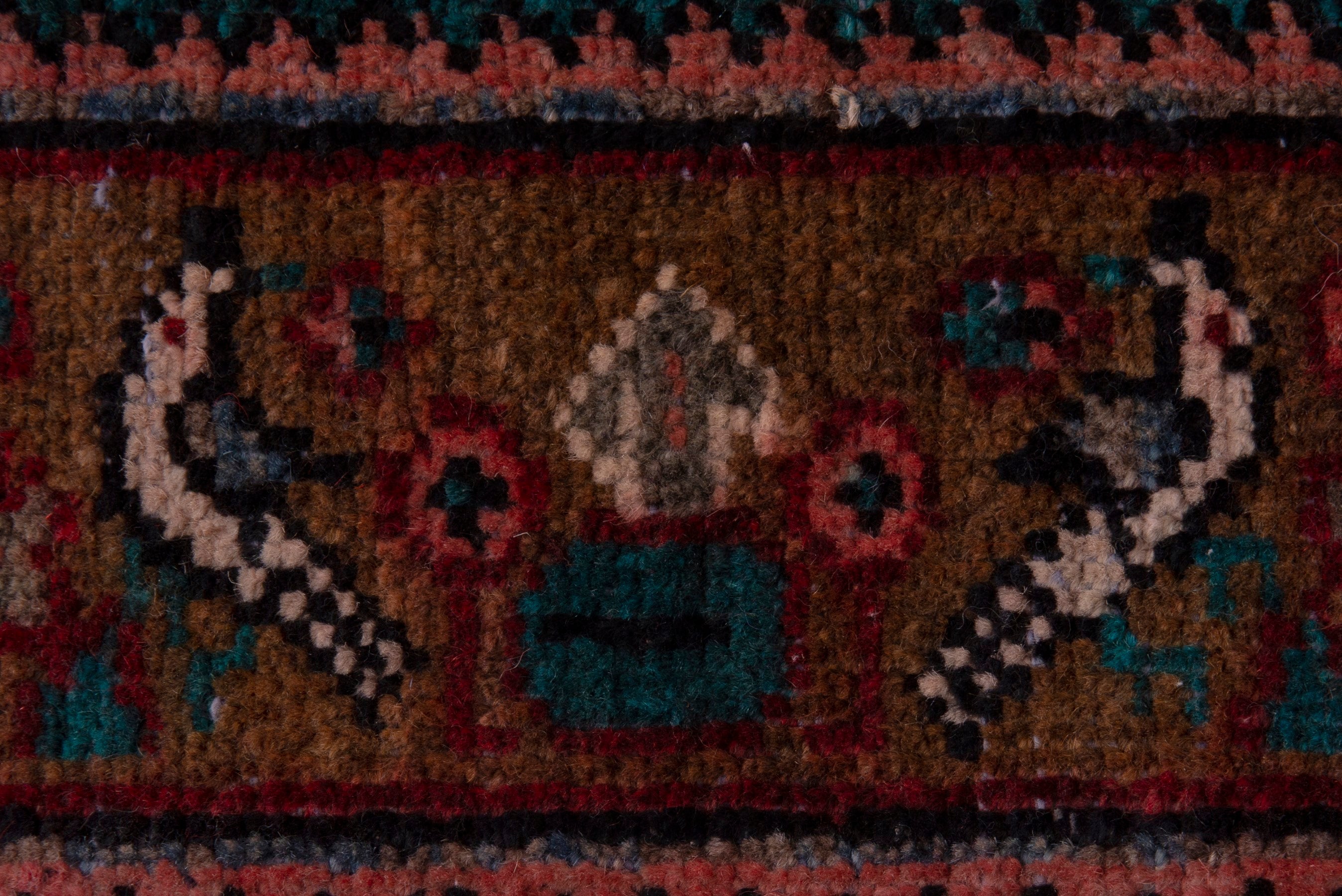 Persian Mahal area rug in burgundy and rust, view 14 of 18