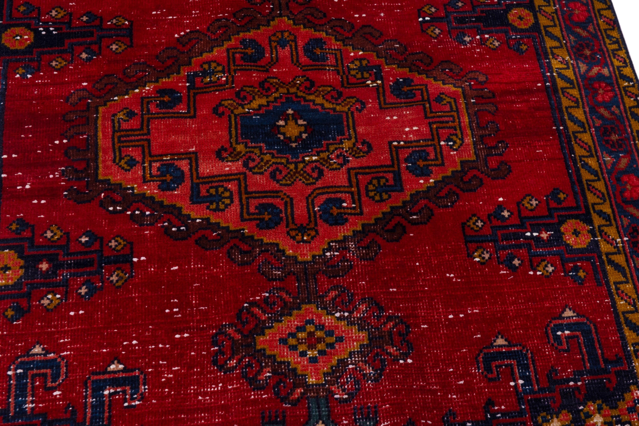 Persian Vist accent rug in deep red and burgundy, view 10 of 18