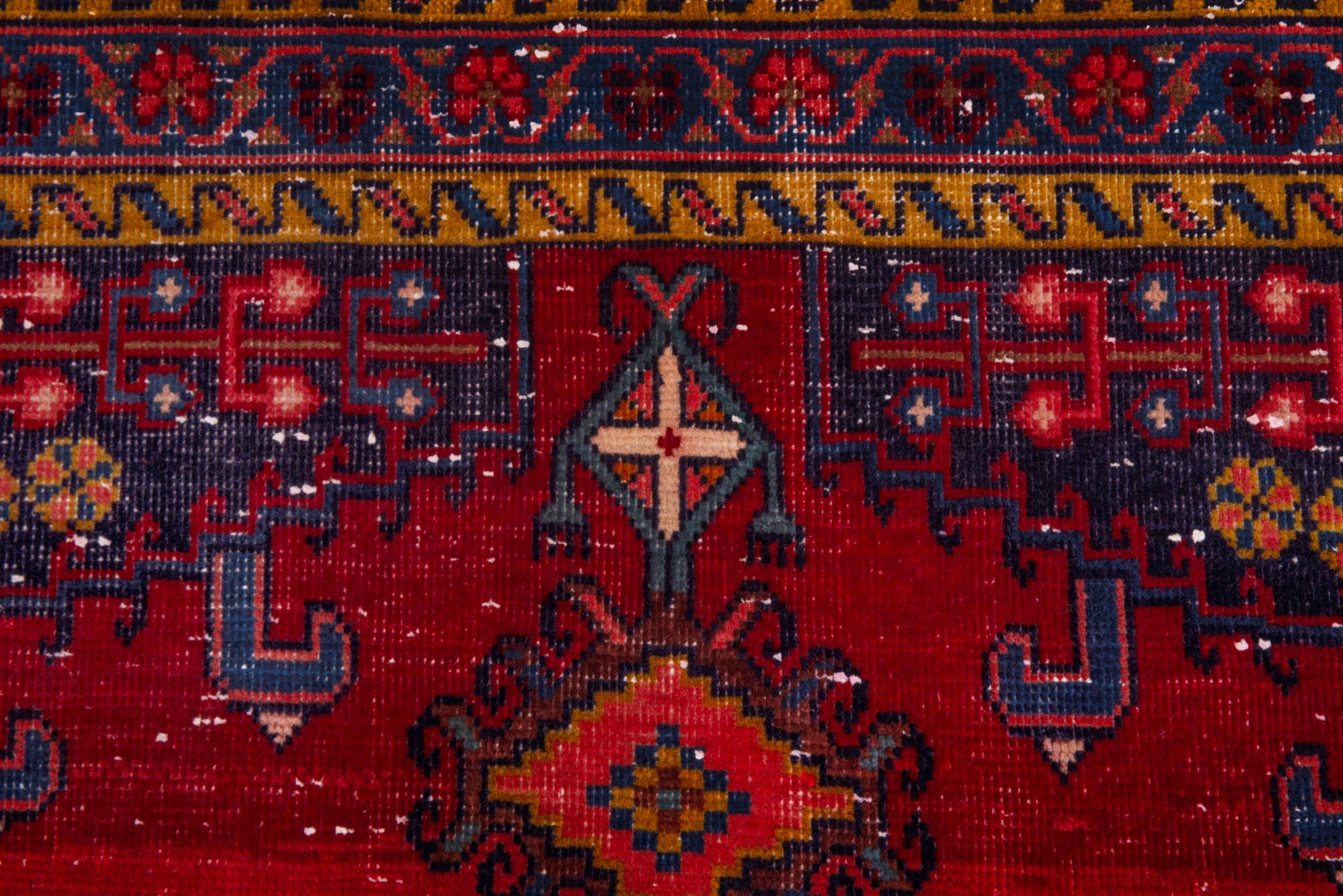 Persian Vist accent rug in deep red and burgundy, view 13 of 18