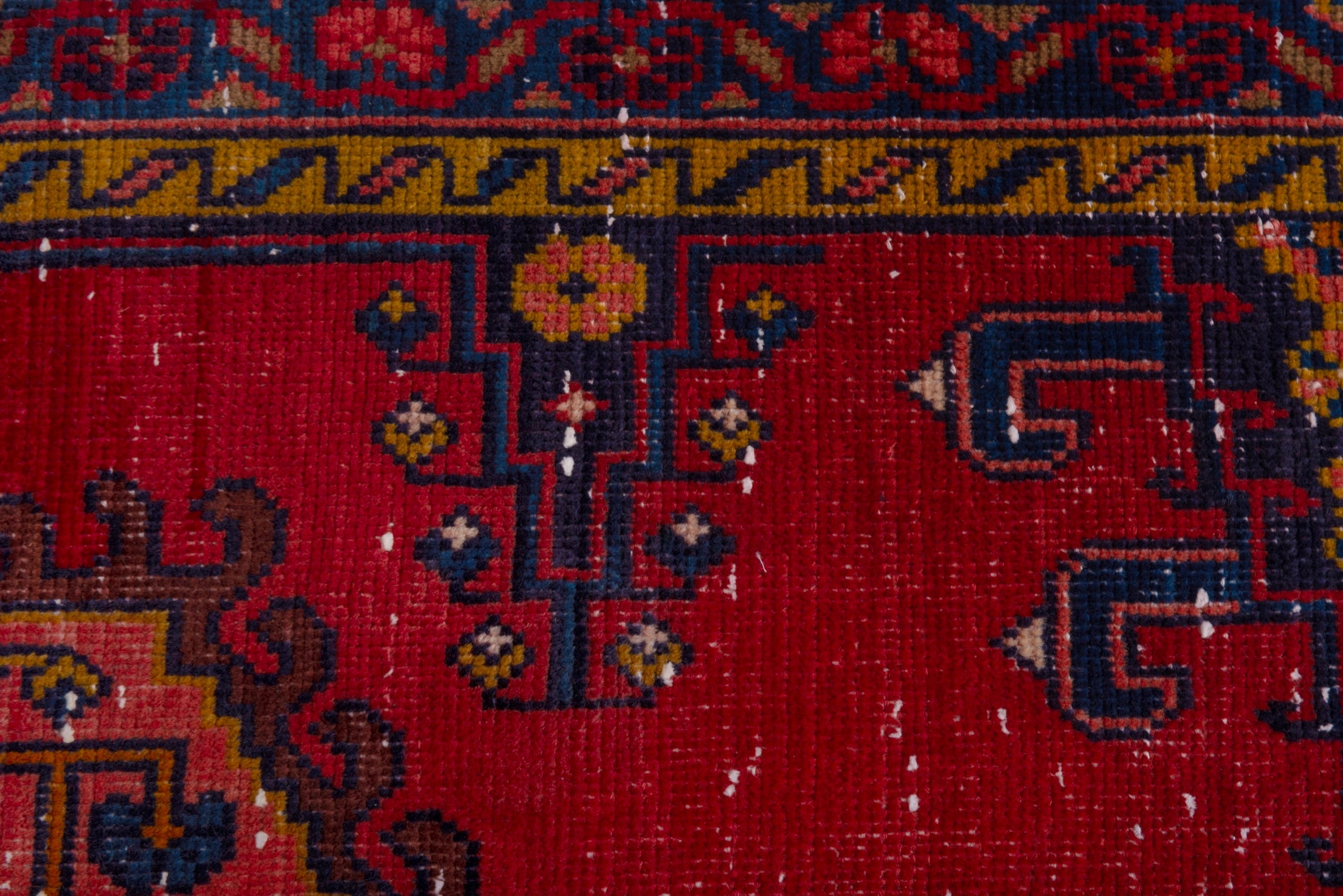 Persian Vist accent rug in deep red and burgundy, view 14 of 18