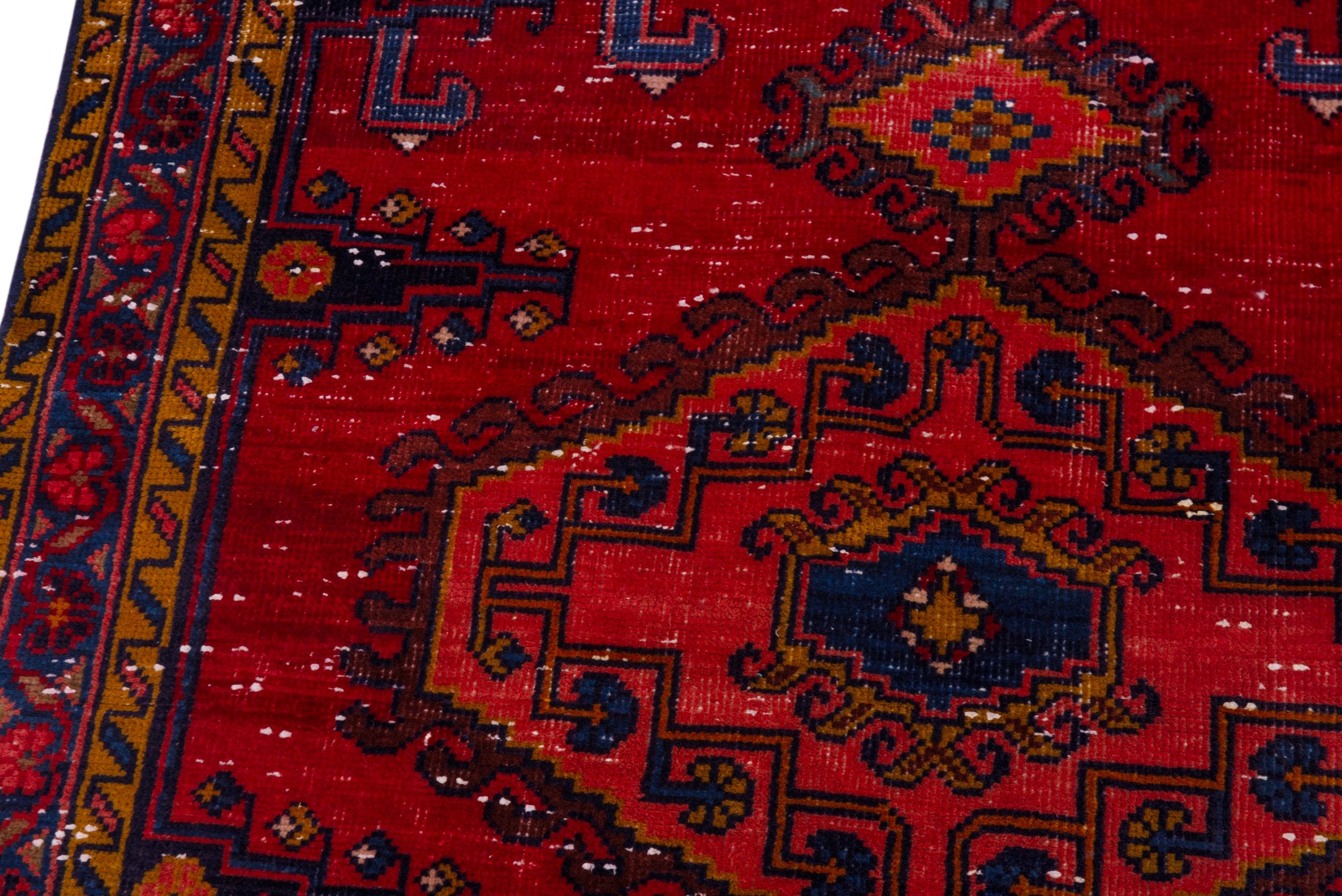 Persian Vist accent rug in deep red and burgundy, view 7 of 18