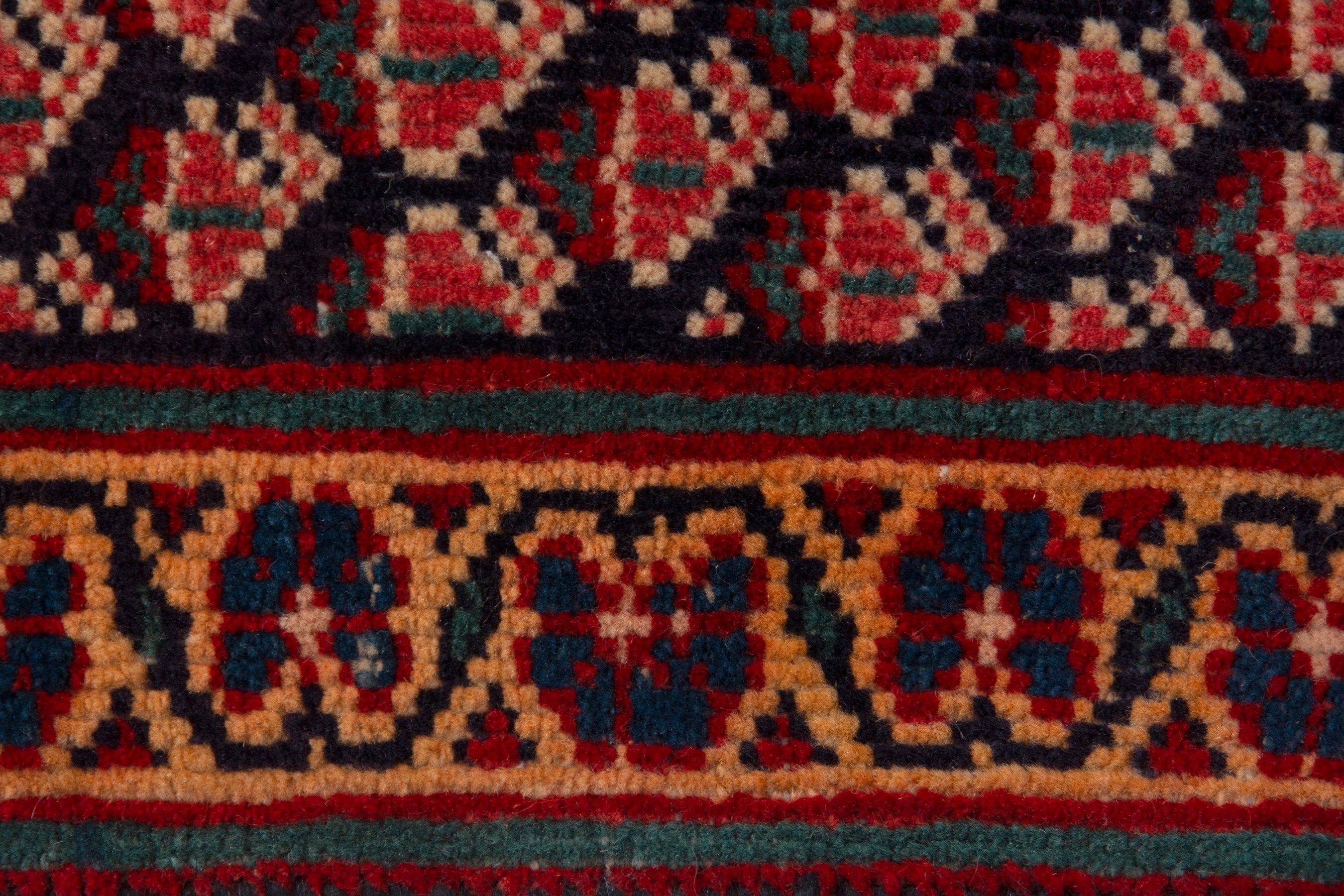 Persian Vist accent rug in burgundy and rust, view 12 of 17