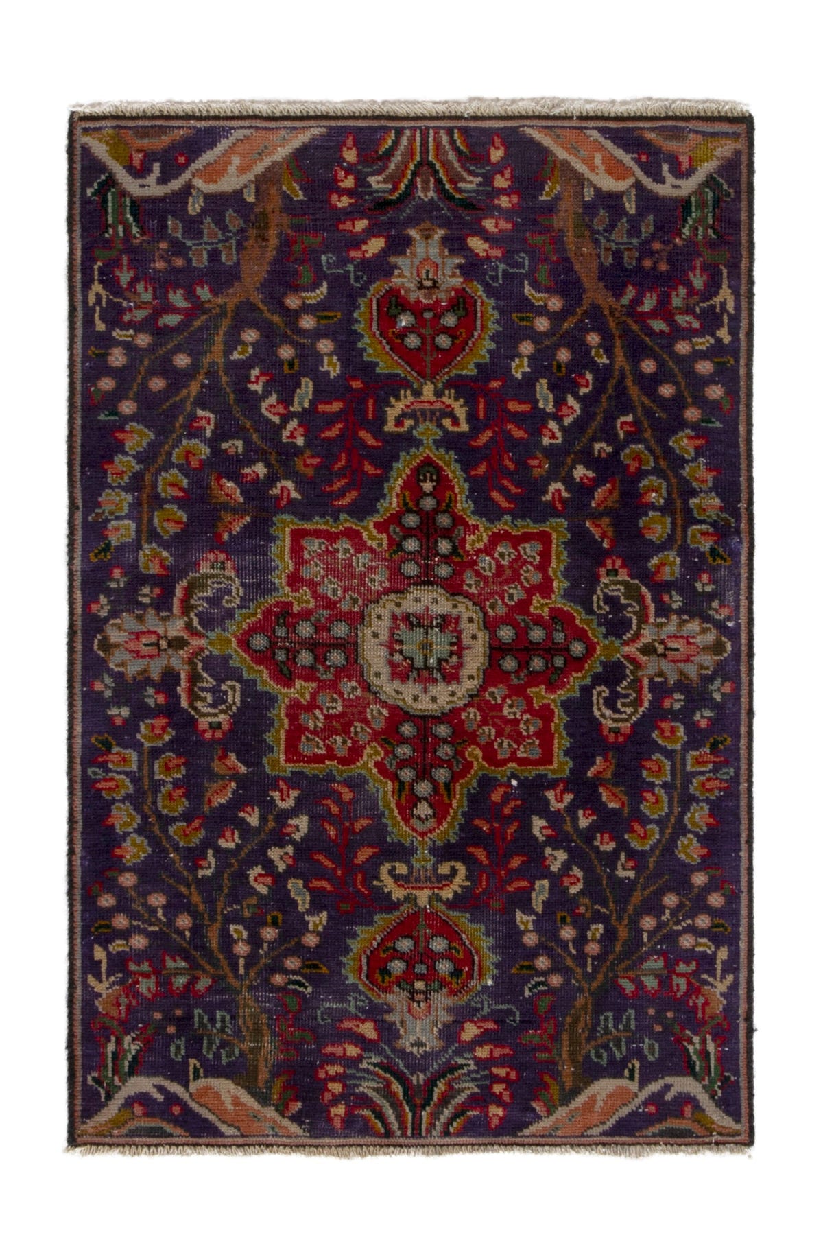 5202, Persian Tabriz Mini Rug