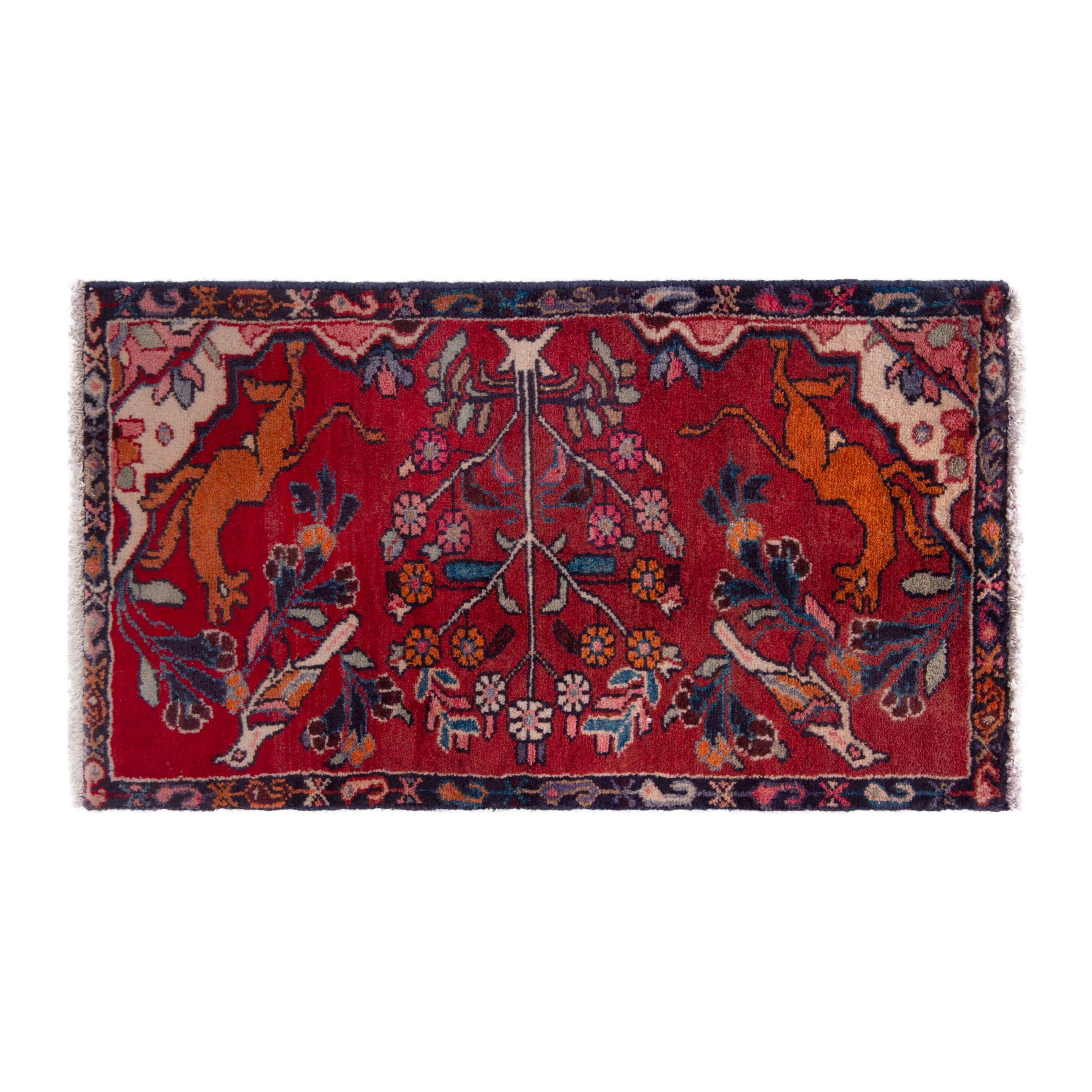 5222 - Persian Hamedan Accent Rug 2' x 3'1"