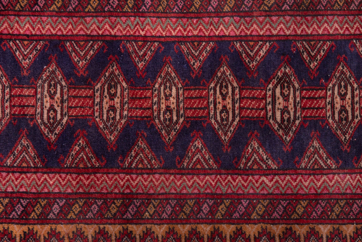 5232, Persian Torkaman Mini Rug