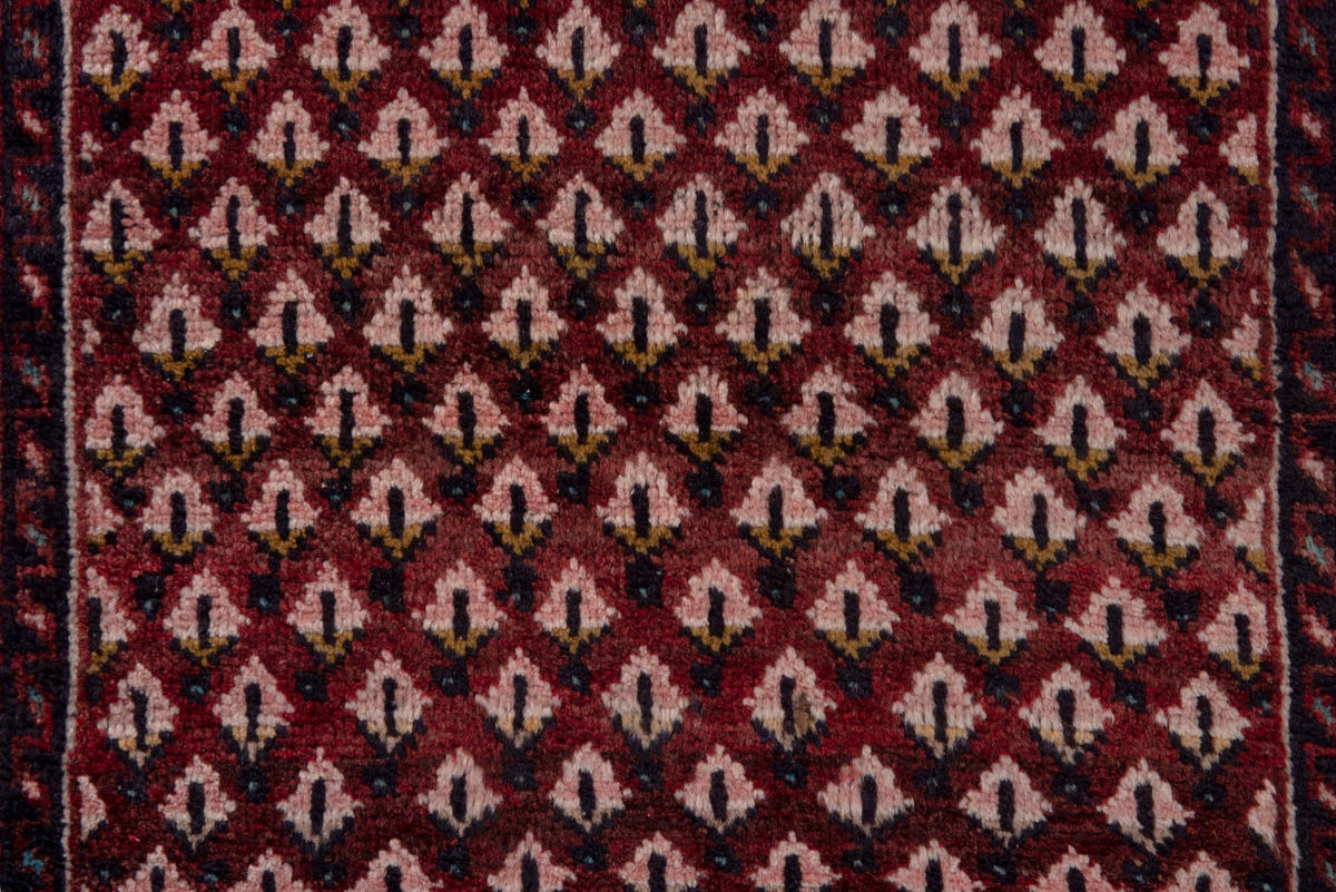 5237, Persian Botteh Mini Rug
