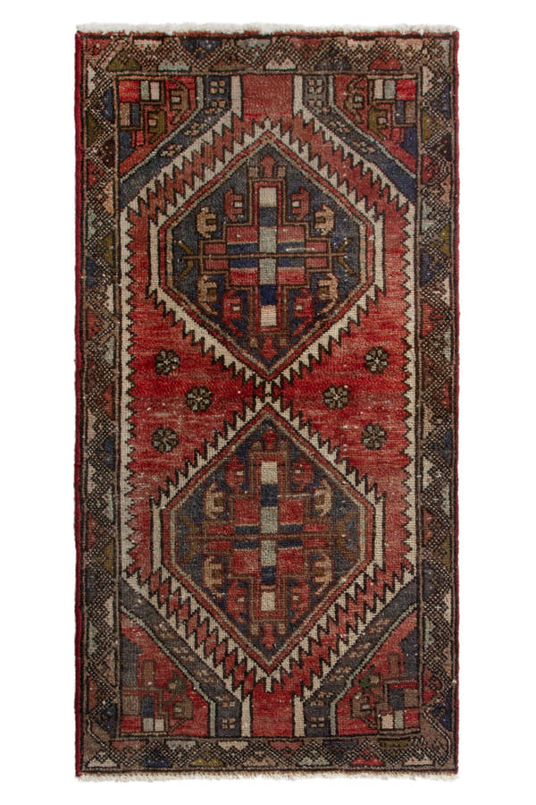 5248, Persian Zanjan Mini Rug