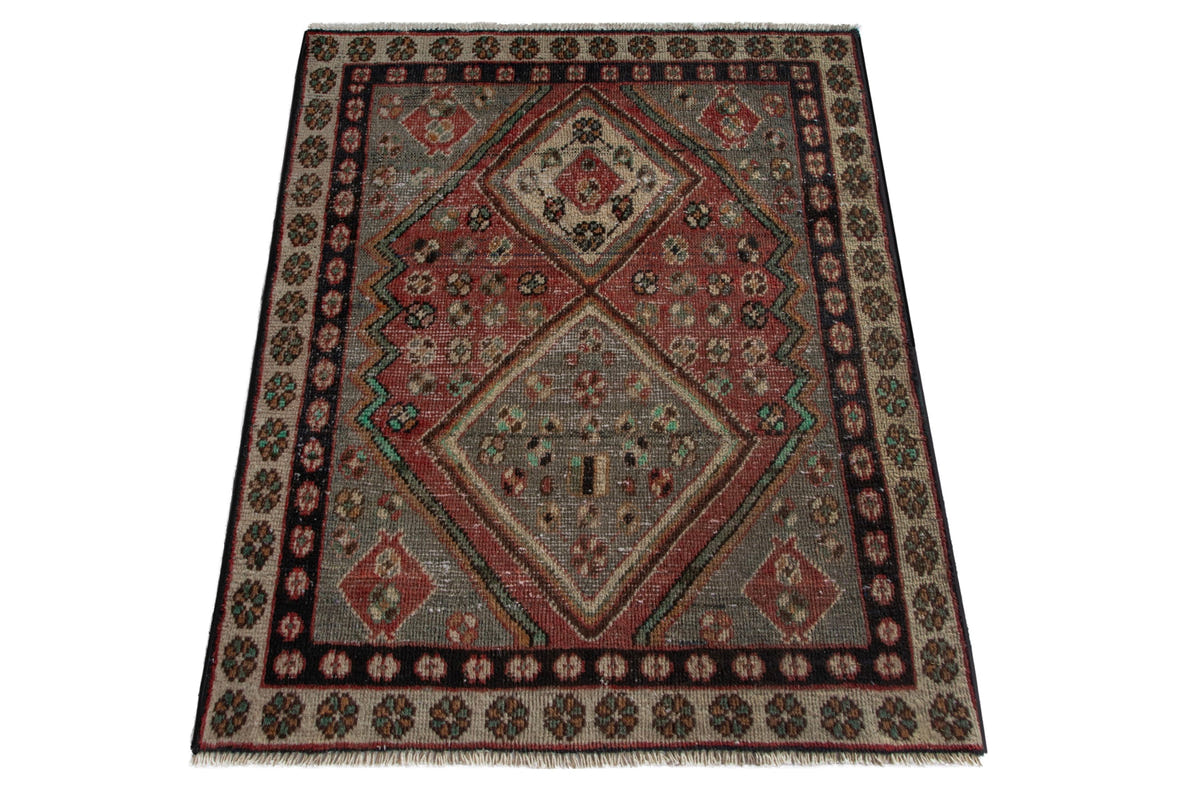 5254, Persian Bakhtiari Mini Rug