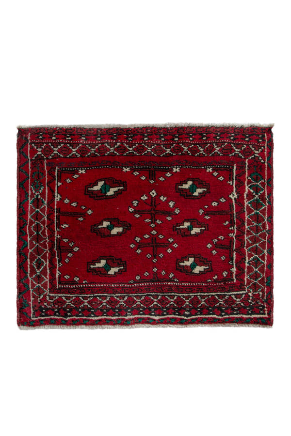 5265, Persian Torkaman Mini Rug