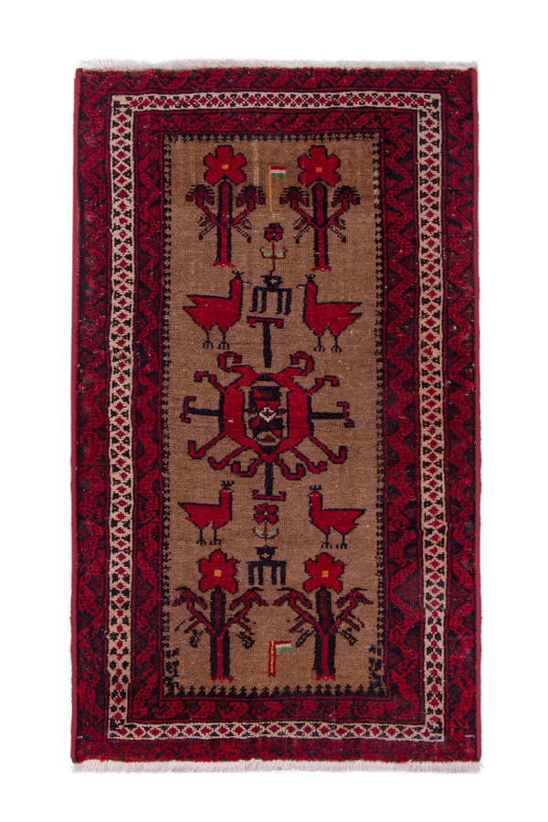 5270, Persian Baluch Mini Rug