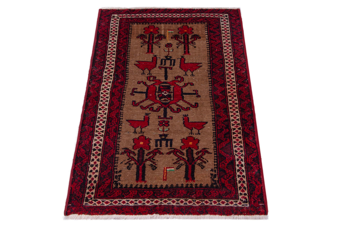 5270, Persian Baluch Mini Rug