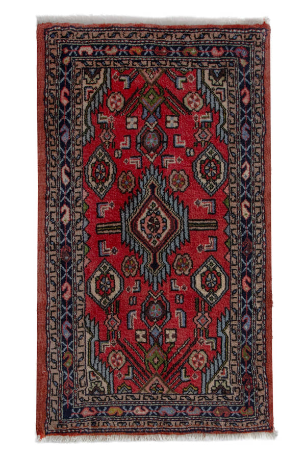 5271, Persian Hamadan Mini Rug