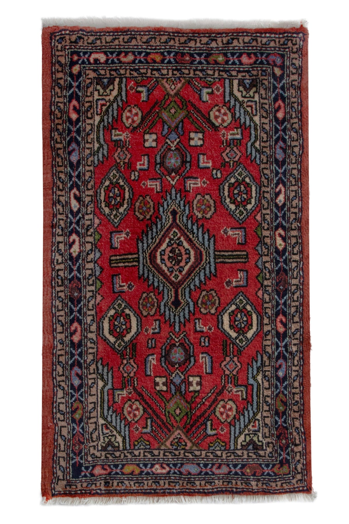 5271, Persian Hamadan Mini Rug