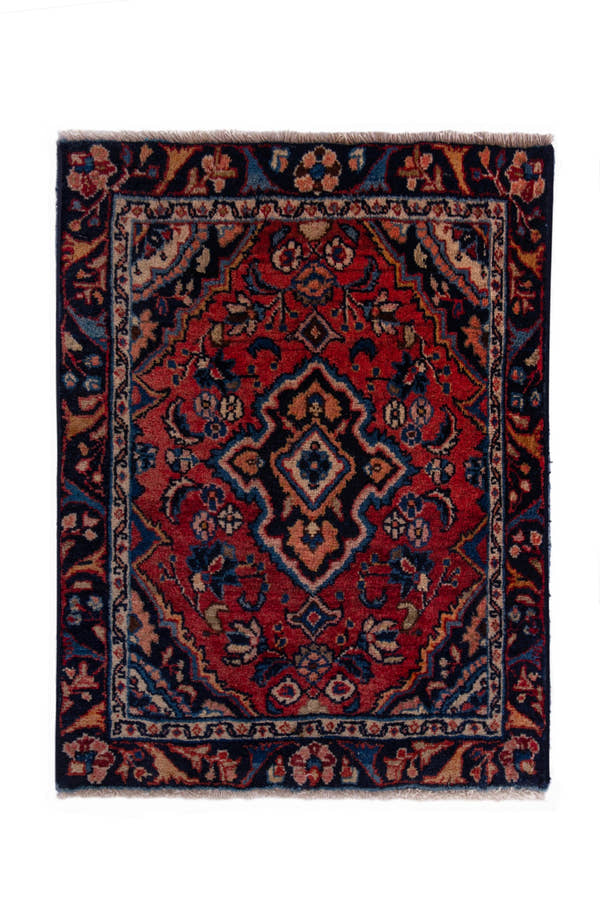 5272, Persian Hamadan Mini Rug