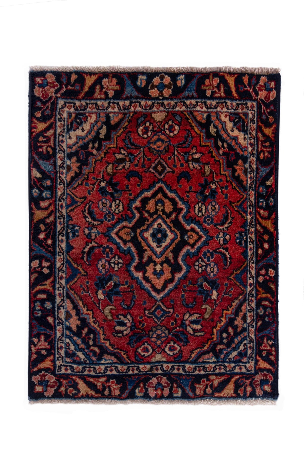 5272, Persian Hamadan Mini Rug