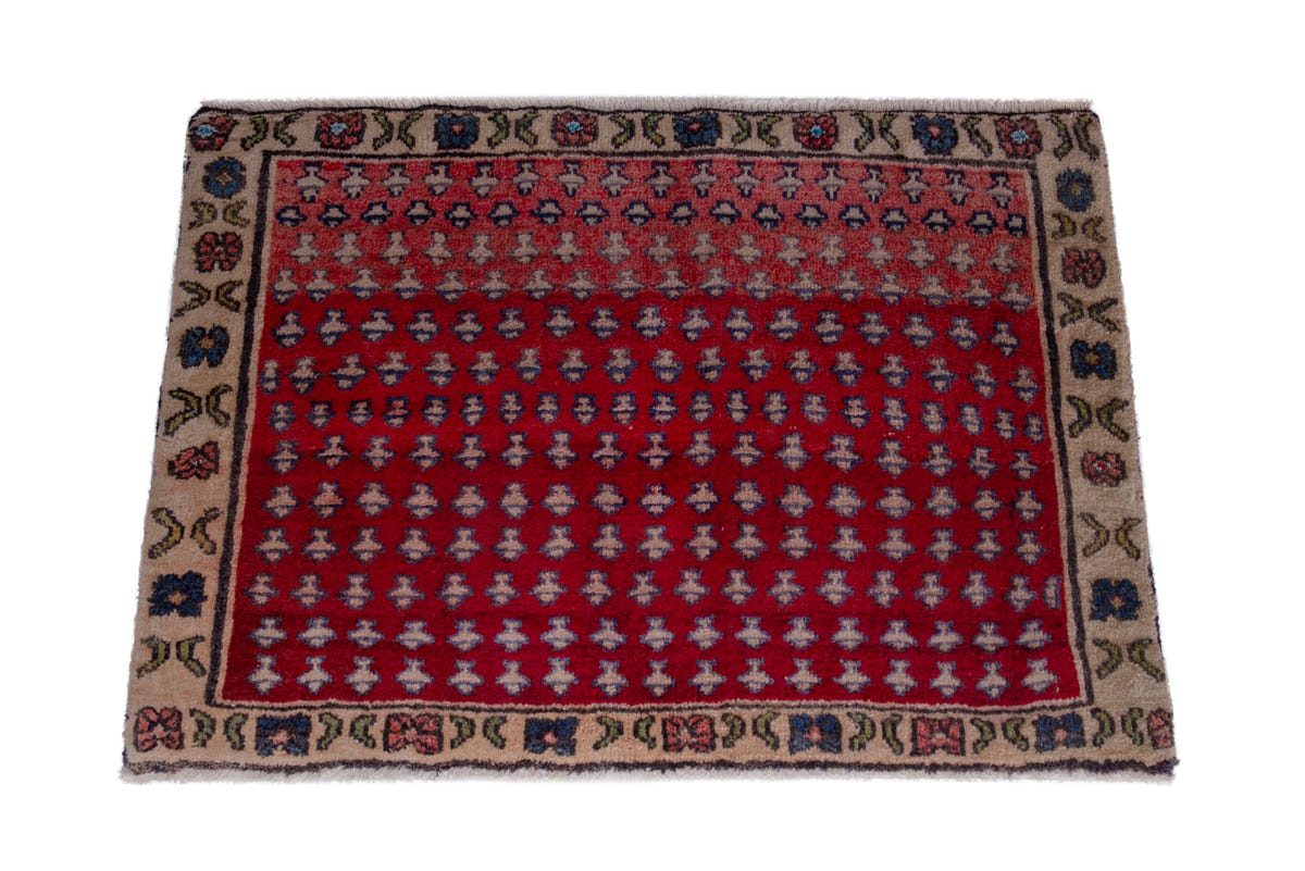 5274, Persian Hamadan Mini Rug